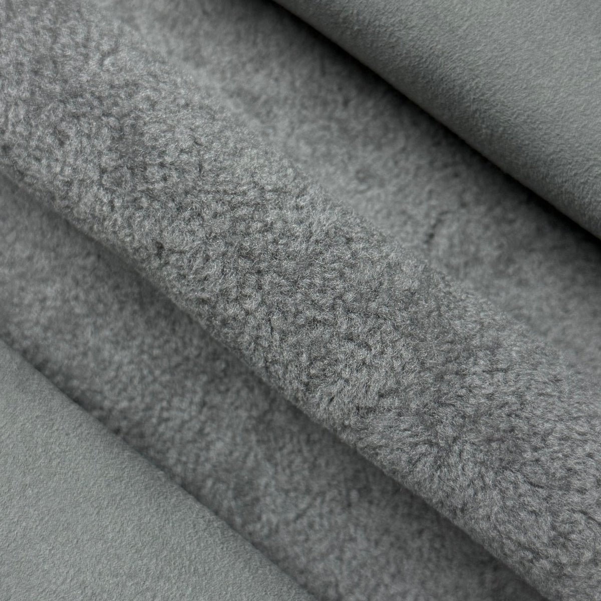 Curly Merino Shearling, Suede Back - Pecan & Gray
