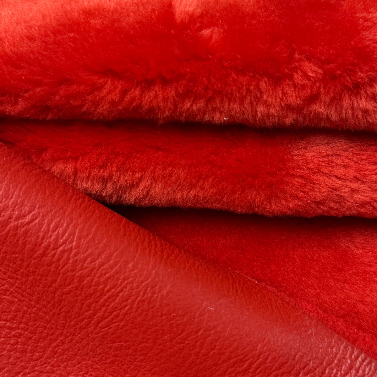 Ironed Merino Shearling 10MM - Nappa Matched Back