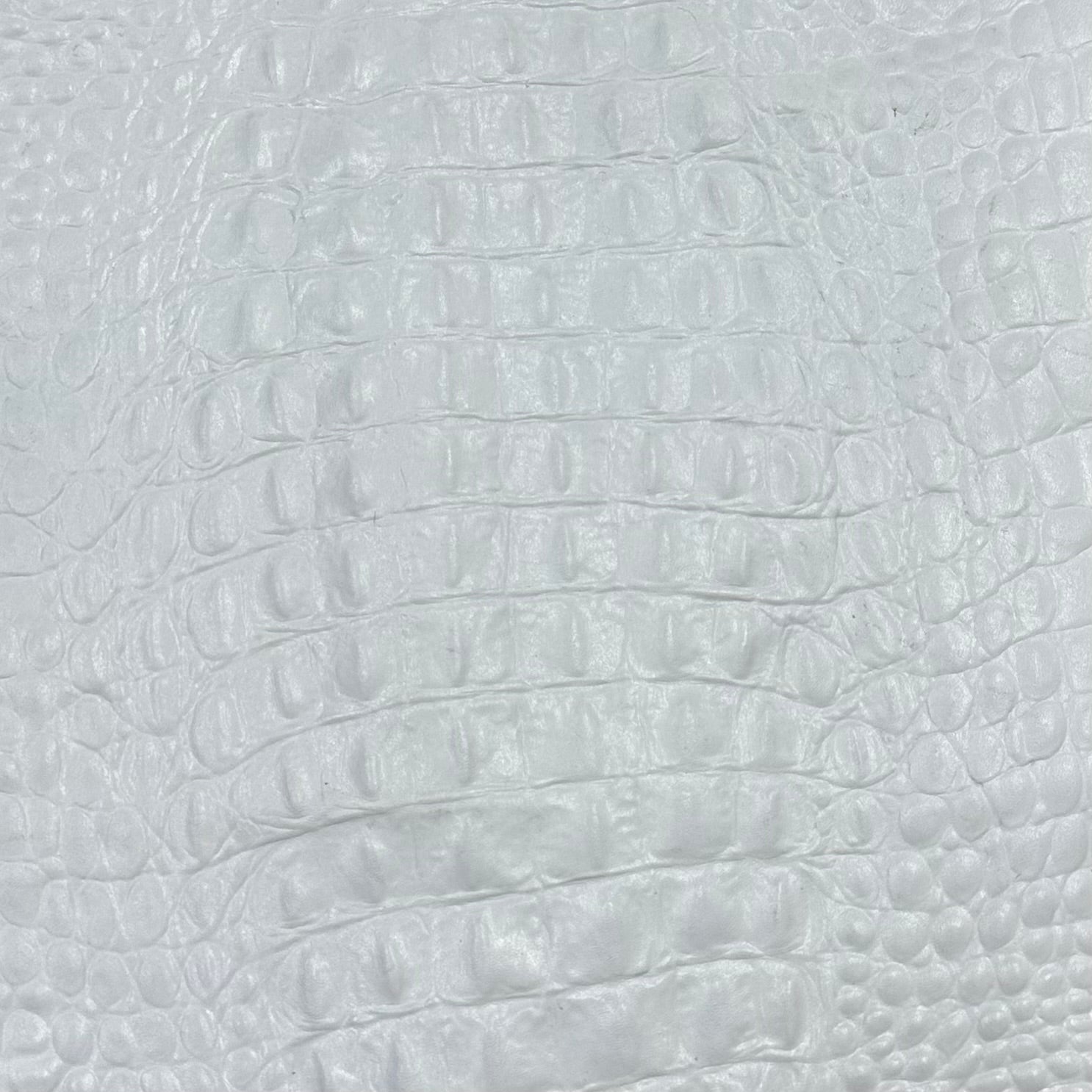Hand-Stained Crocodile Embossed Cow Whole Hide | 25+ Colors