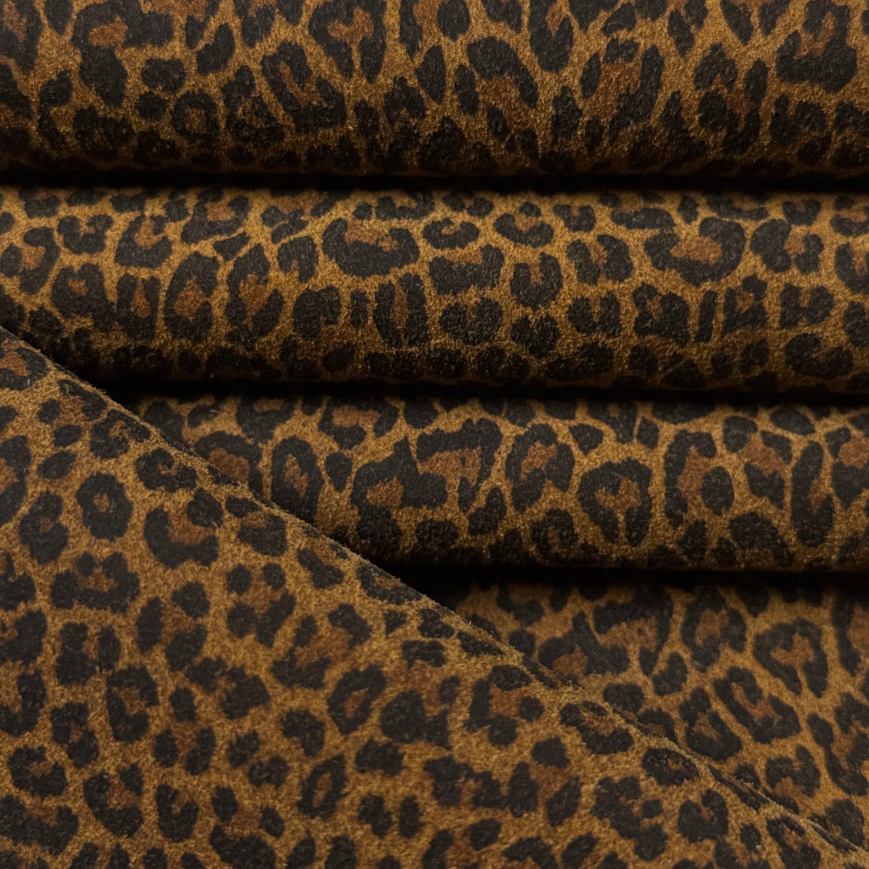 Leopard Print Calf Suede, 3 oz | 3 Colors