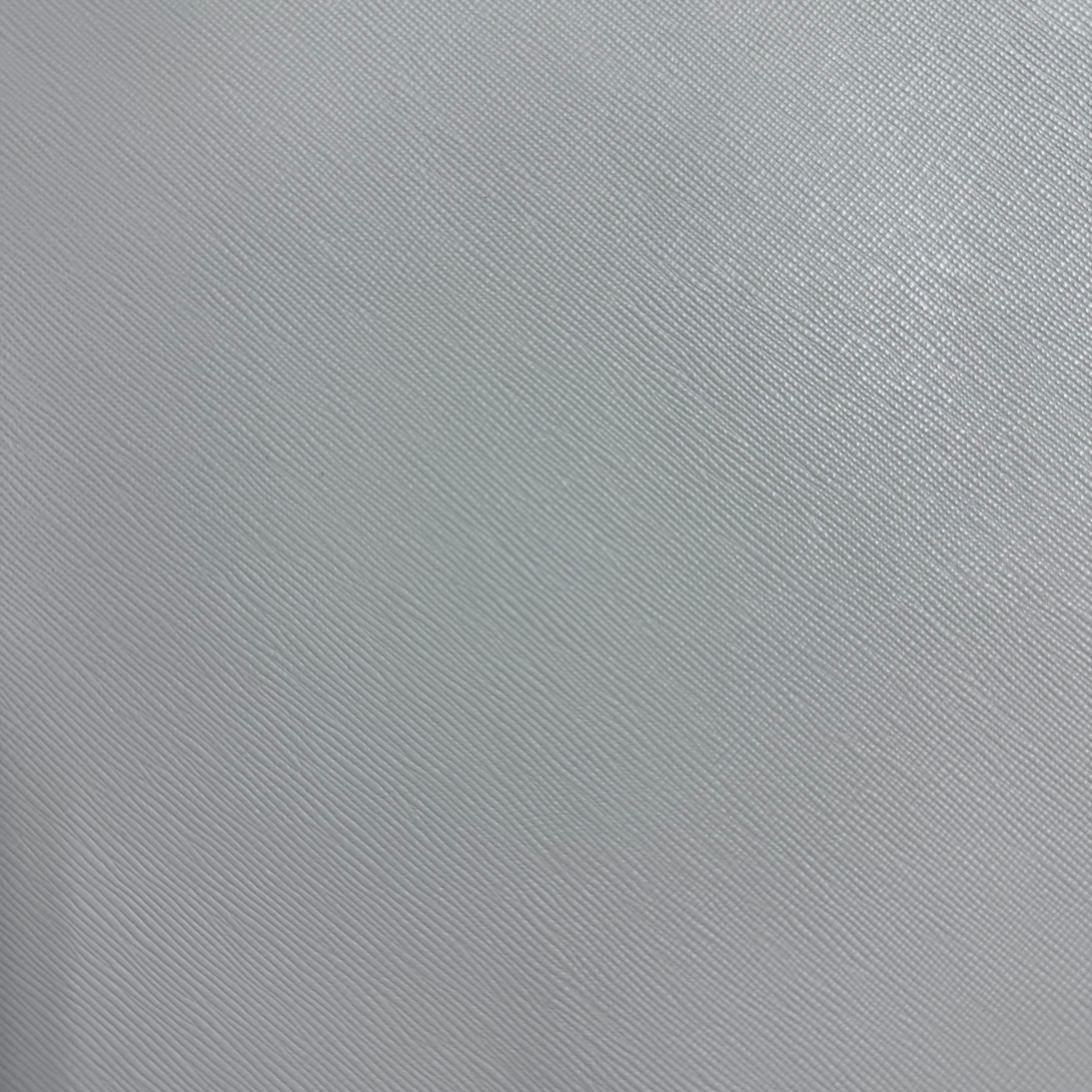 Italian Saffiano Calf, 3 oz - White & Black