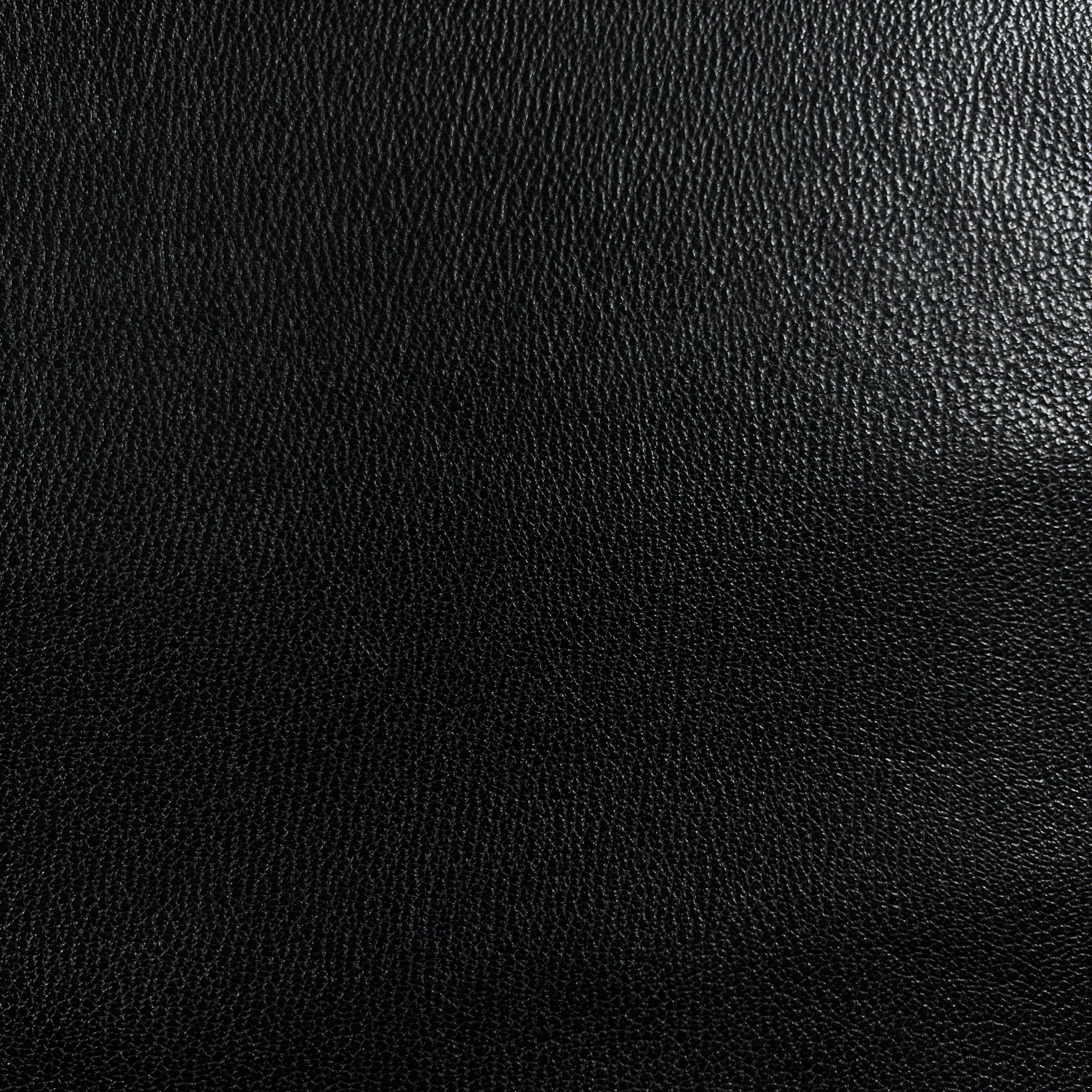 Goat Grain Embossed Cowhide, 3 oz | Cognac and Black