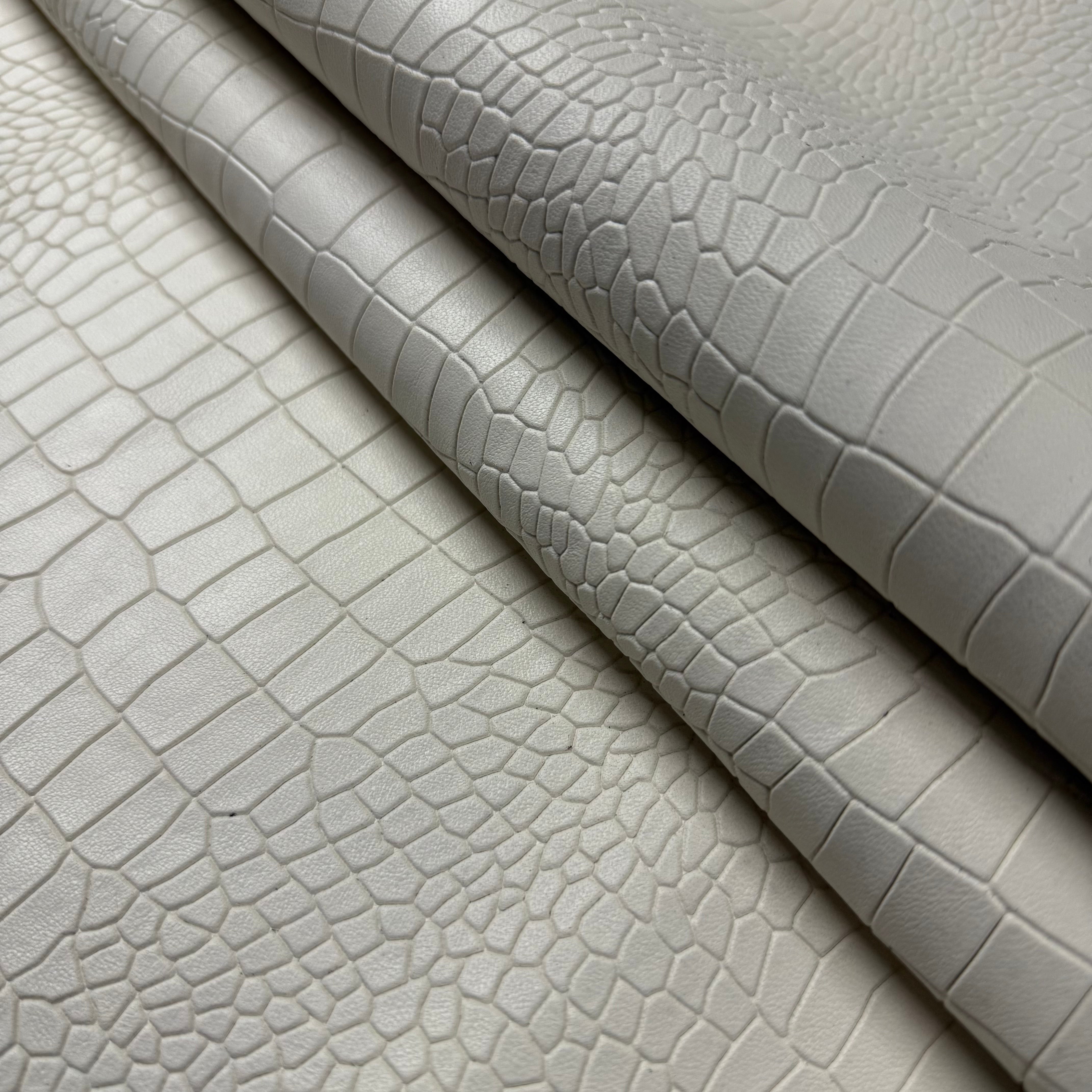 Alligator Style Croc Embossed Veg Tan Lambskin, 2.5 oz | 7 Colors