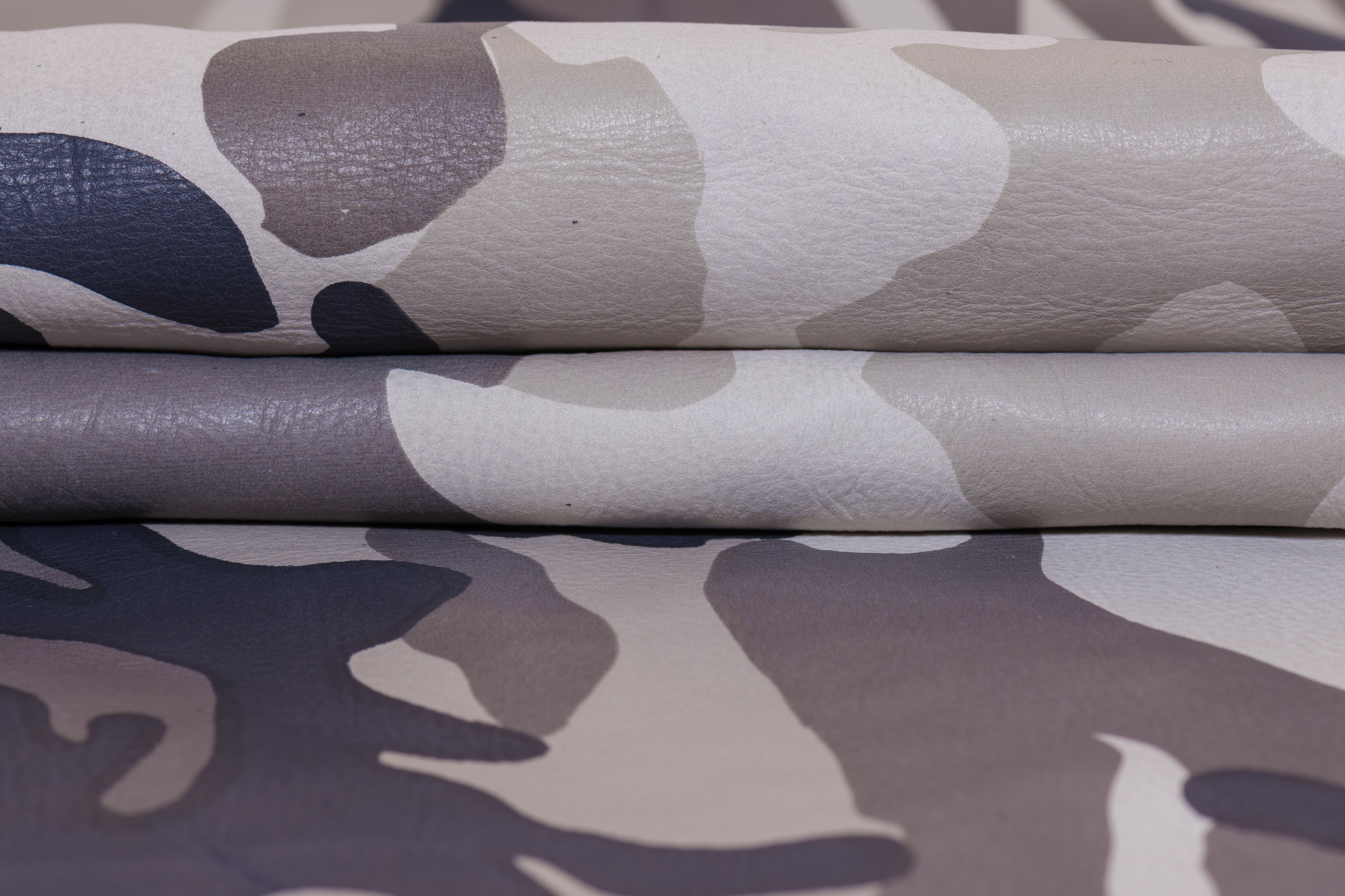 Buffed Camouflage Cow Sides, 2-3 oz