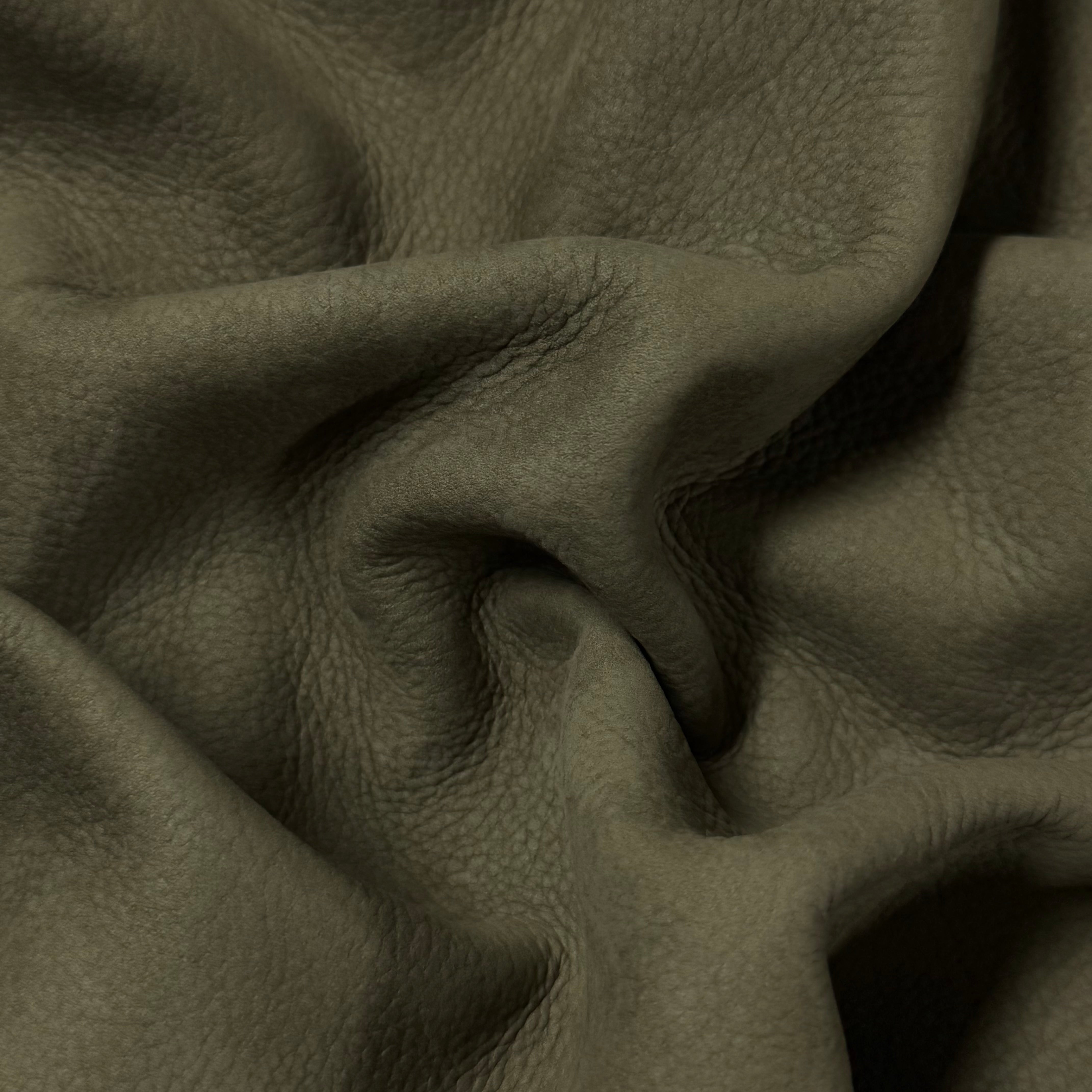 Premium Top Grain Nubuck Cowhide, 3-4 oz - 6 Colors