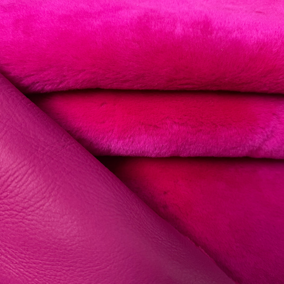 Ironed Merino Shearling 10MM - Nappa Matched Back