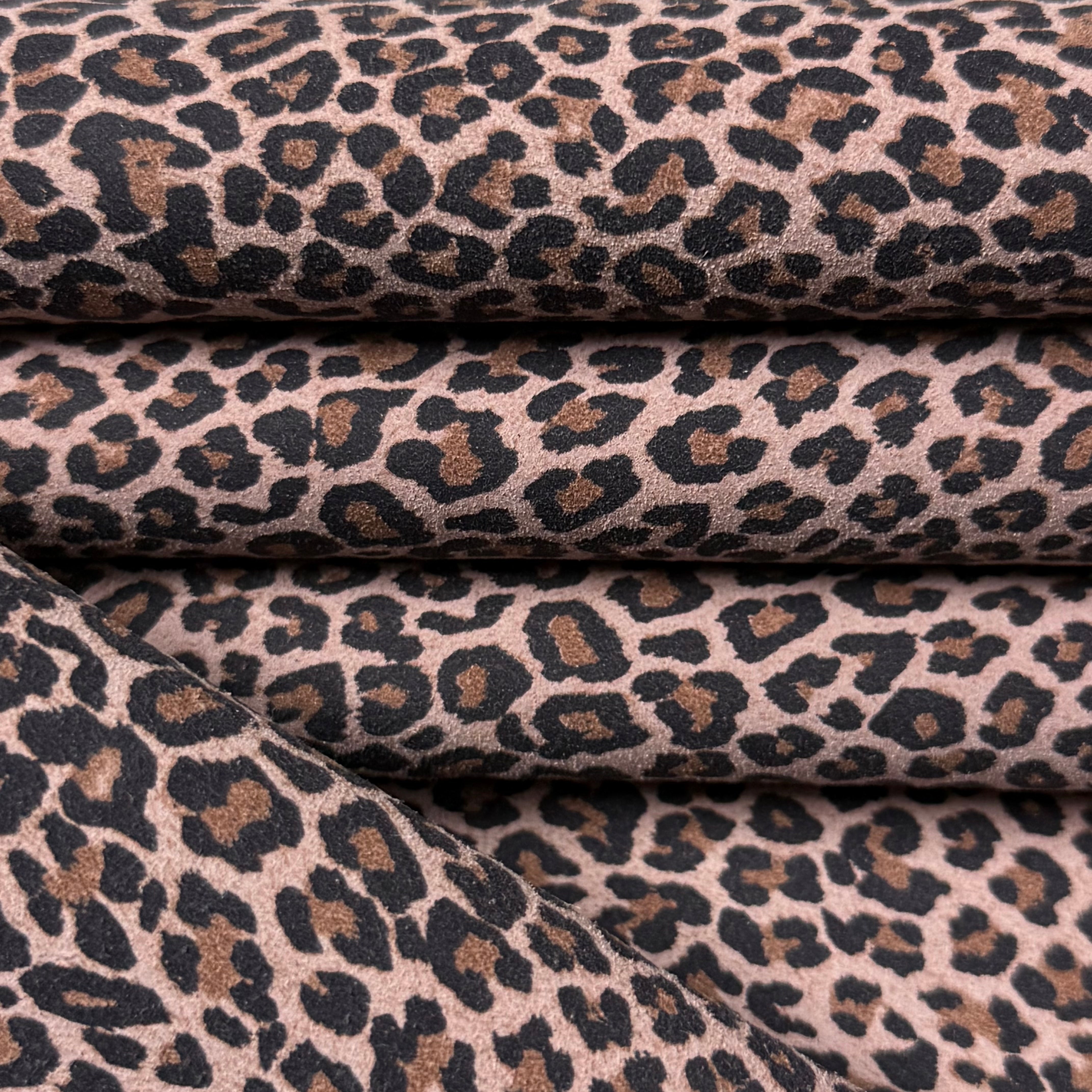 Leopard Print Calf Suede, 3 oz | 3 Colors