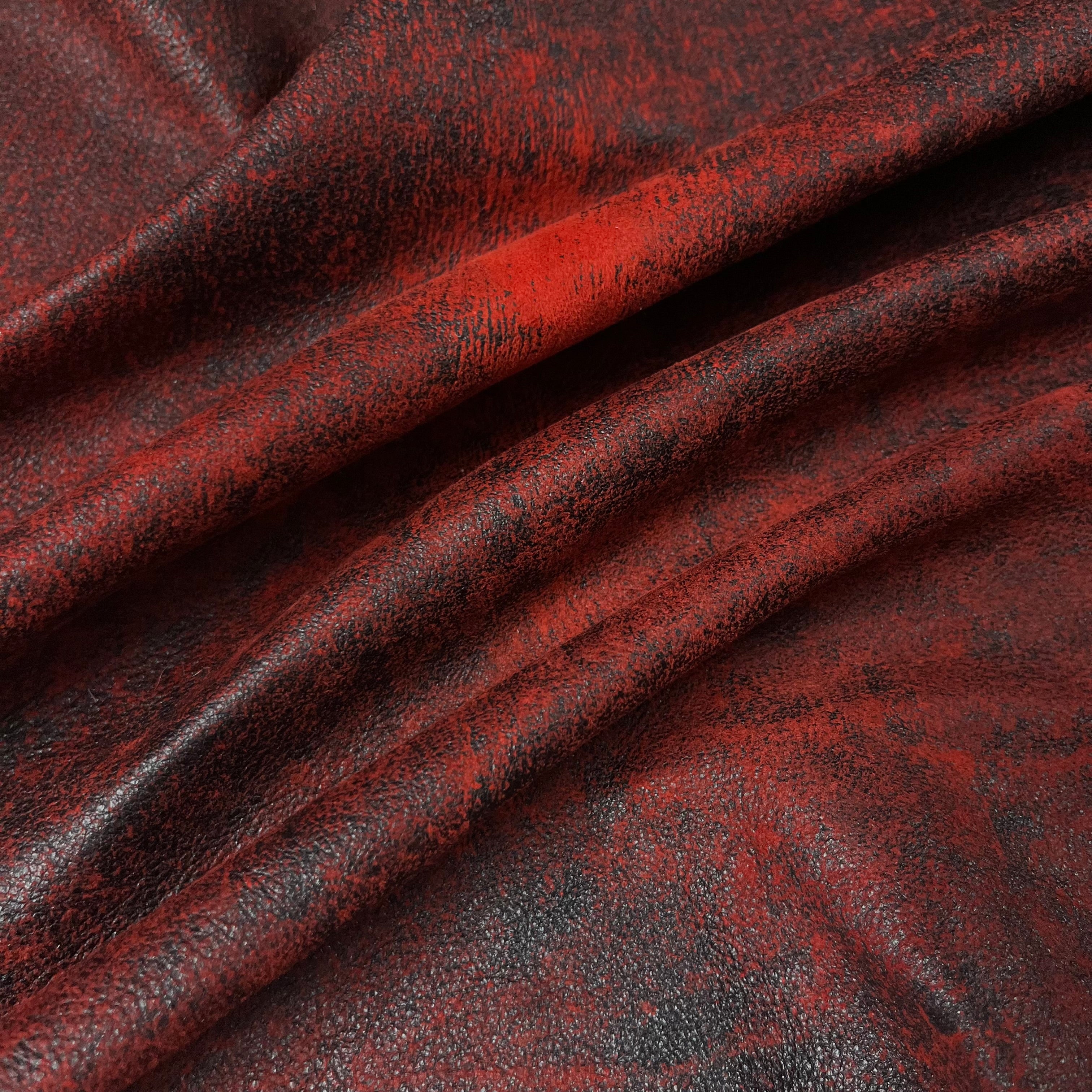 Distressed Weathered Lamb Suede, Nappa Back, 2-3 oz | 5 Colors