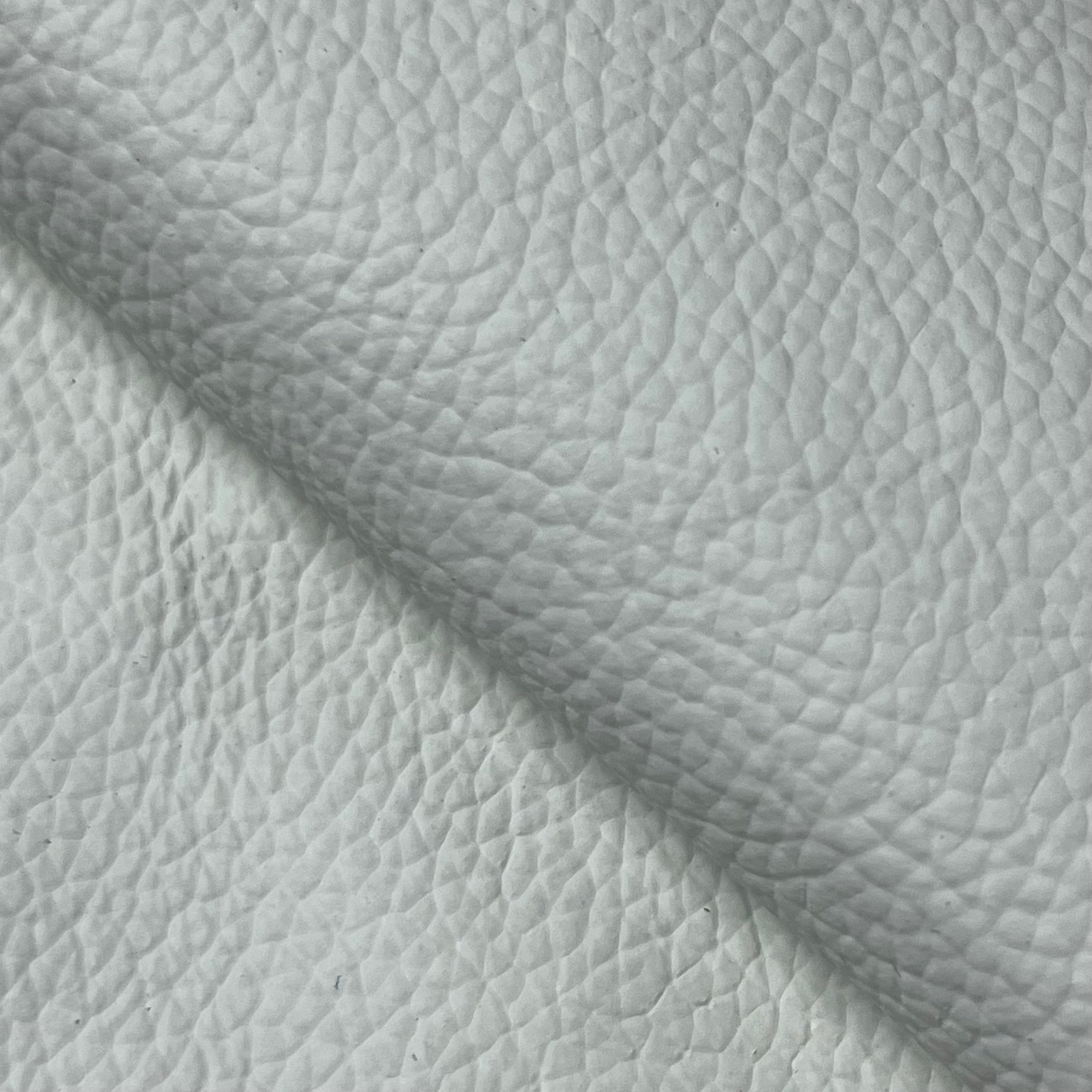 Drum Dyed Water Buffalo-Leather-White