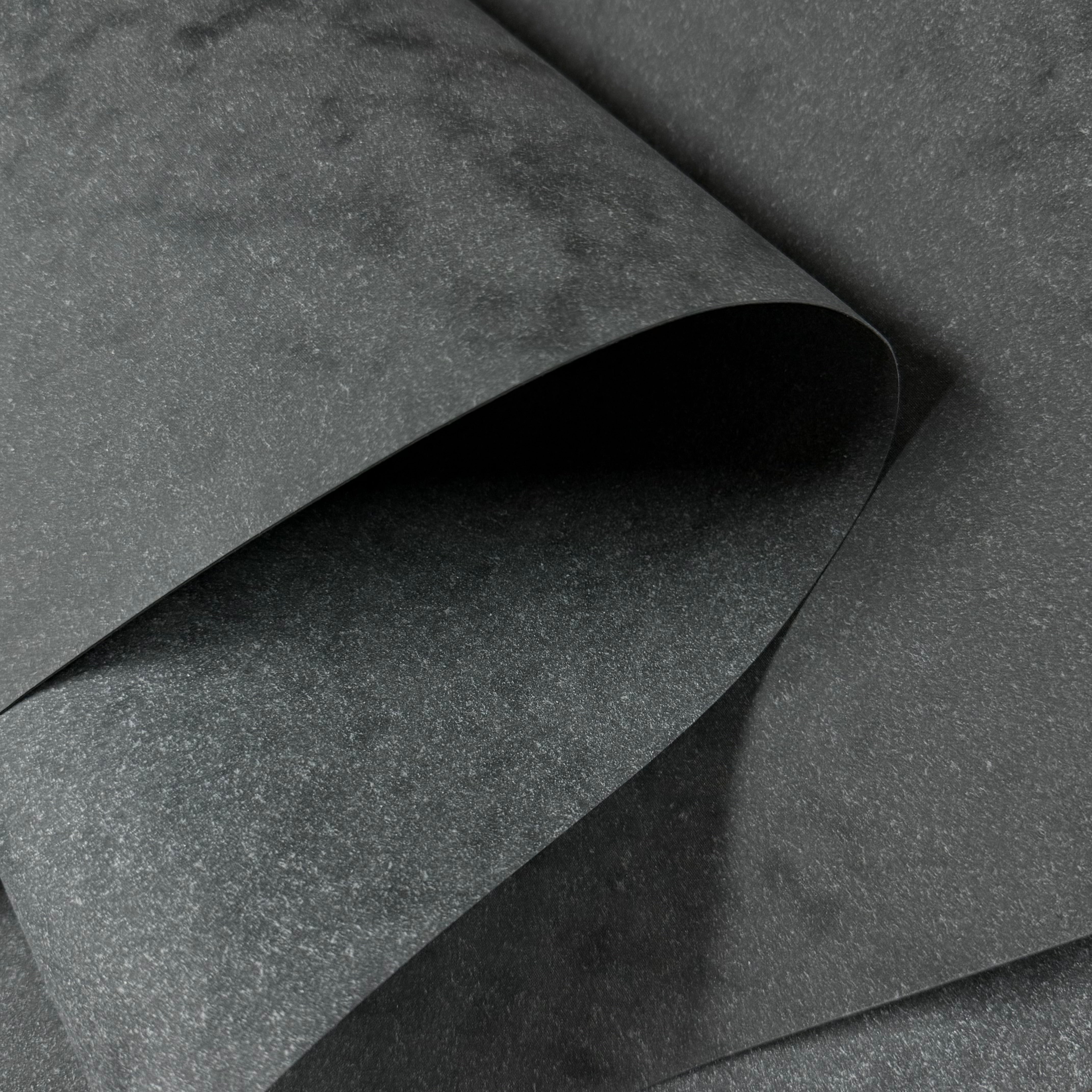 Salpa Bonded Veg Tan Leather, Black | Multiple Weights