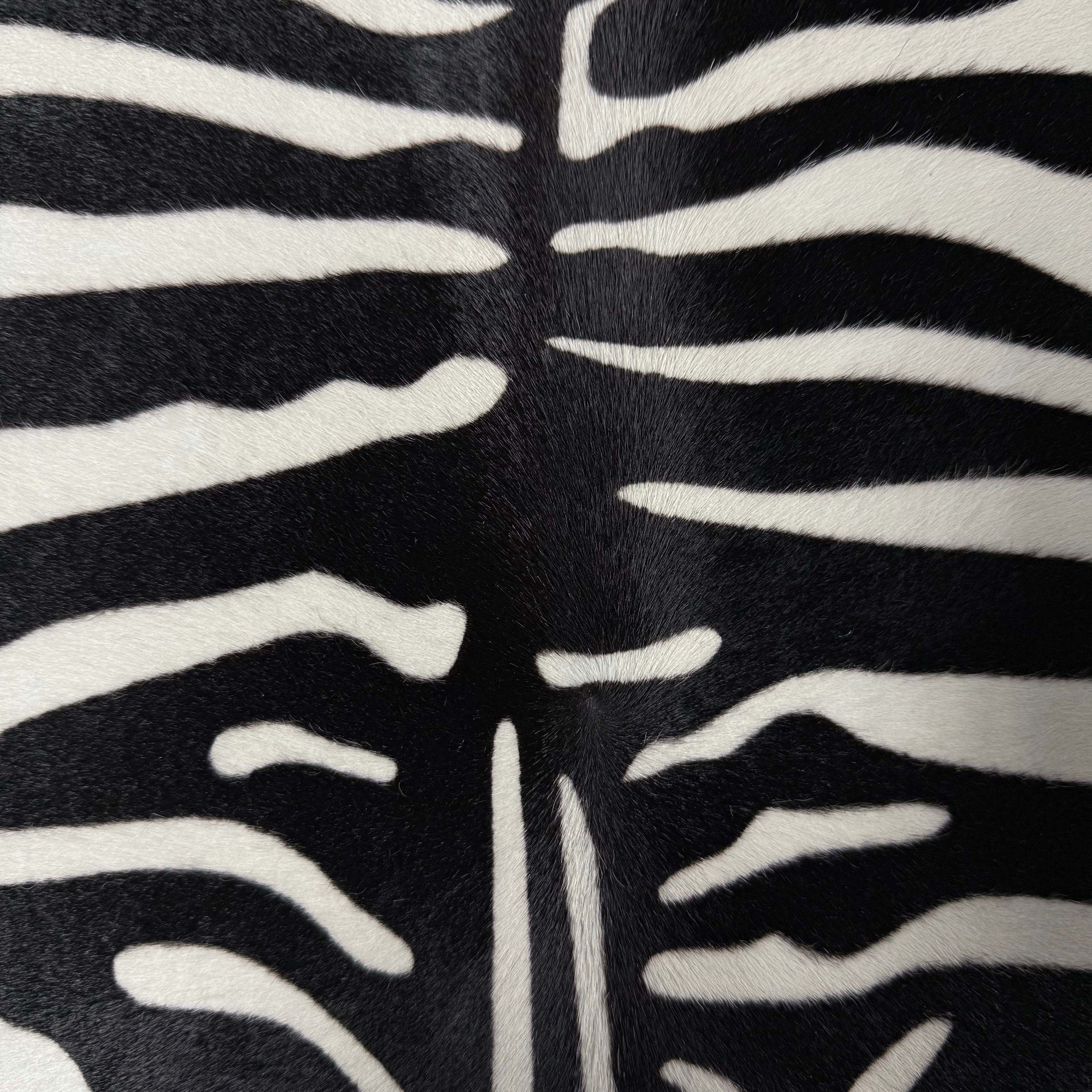 Zebra Cavallino Hair-On Calfskin, 2 oz - 2 Colors