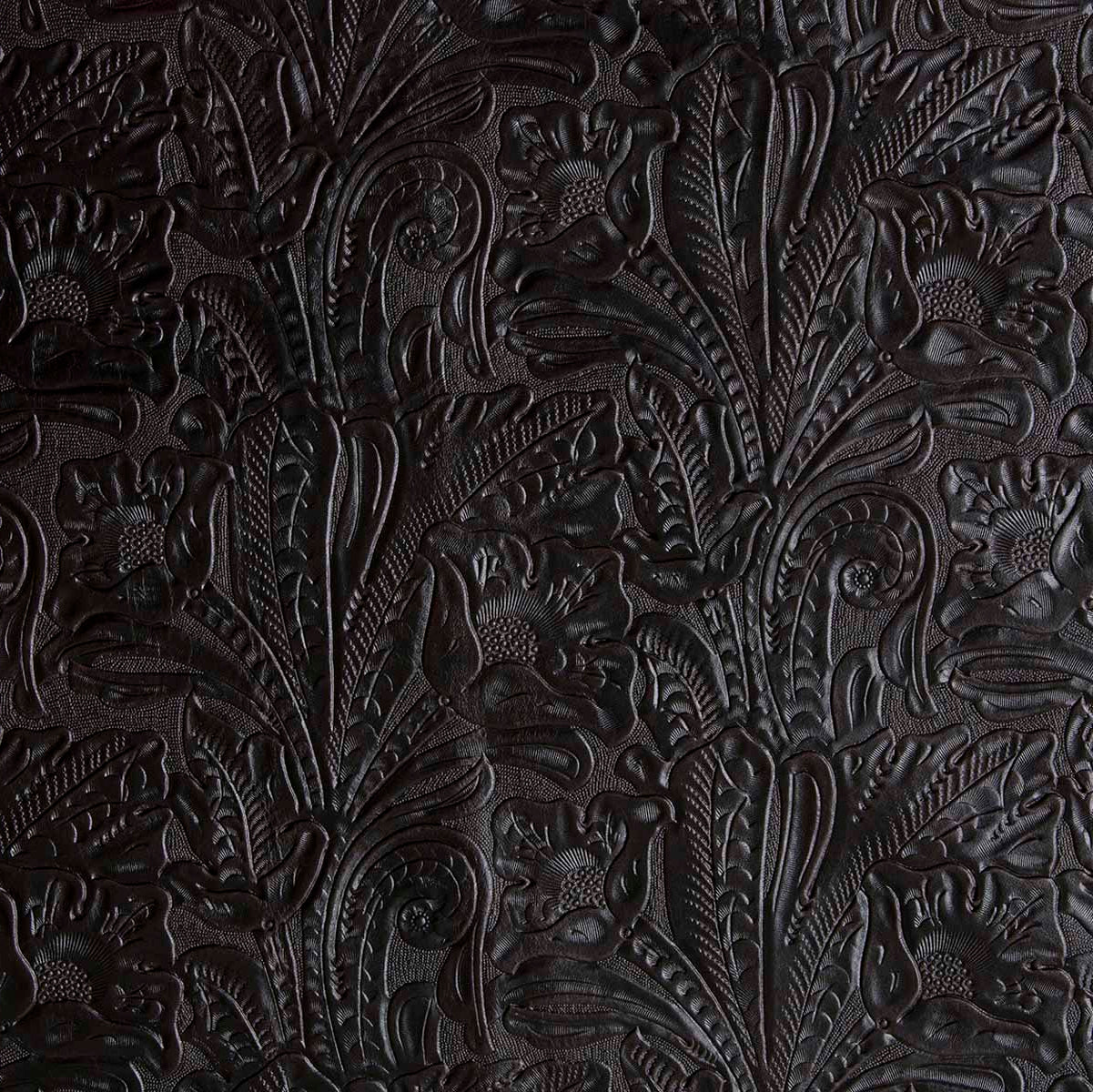 Floral Embossed Cow Leather, 2-3 oz | 10 Colors – Leather Skins