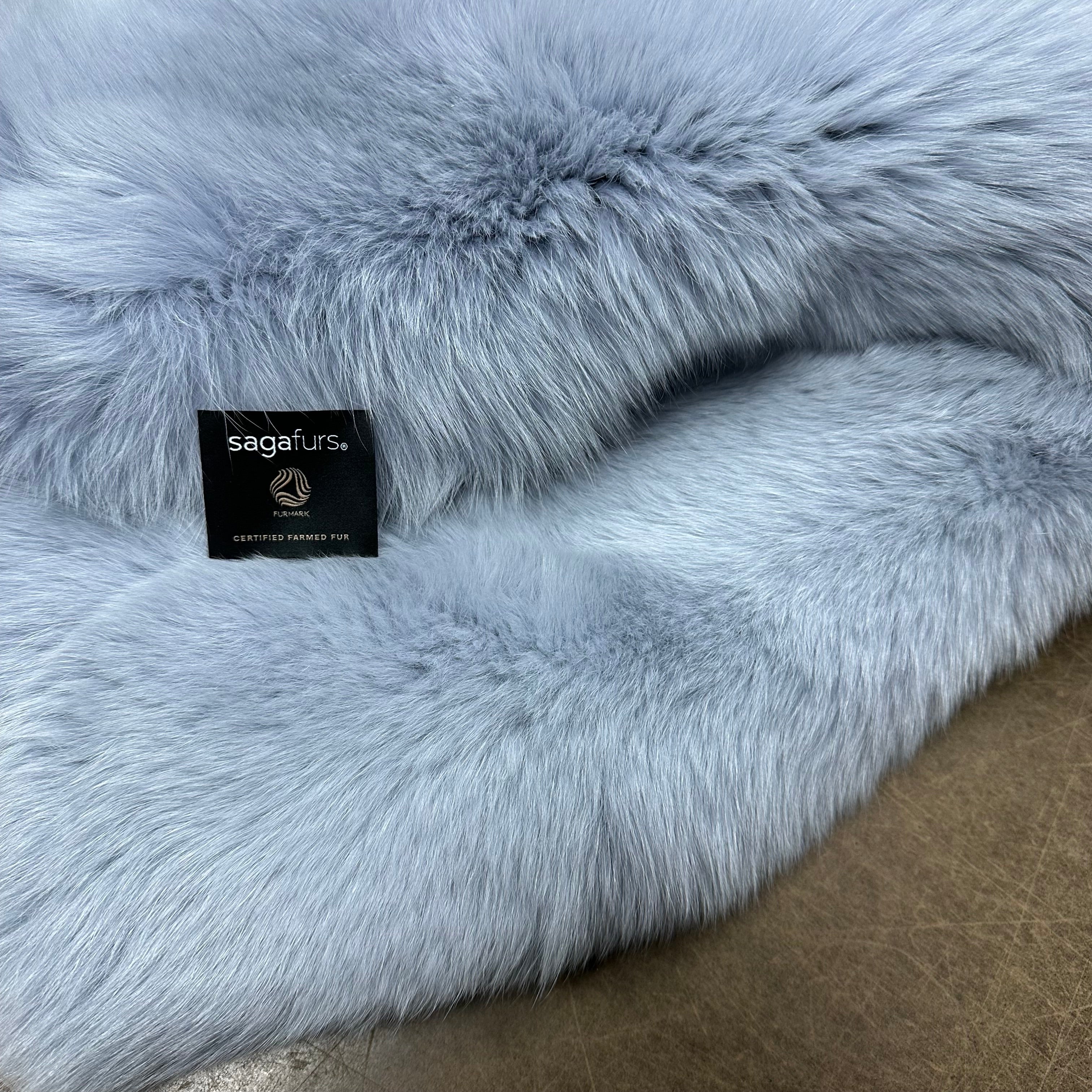 SAGA-Certified Arctic Fox Pelts in 30+ Colors - Genuine Arctic Fox