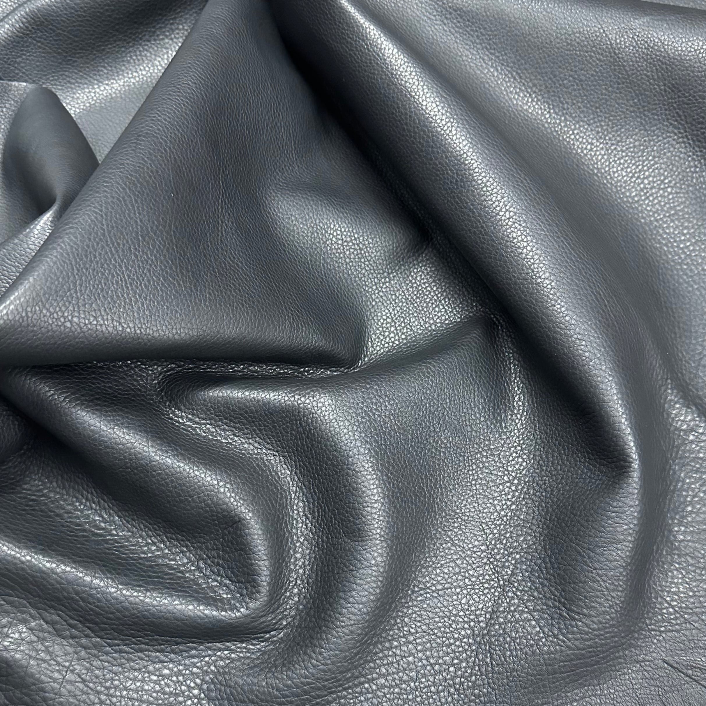 Full Grain Italian Baby Calf, 1-2 oz - Black