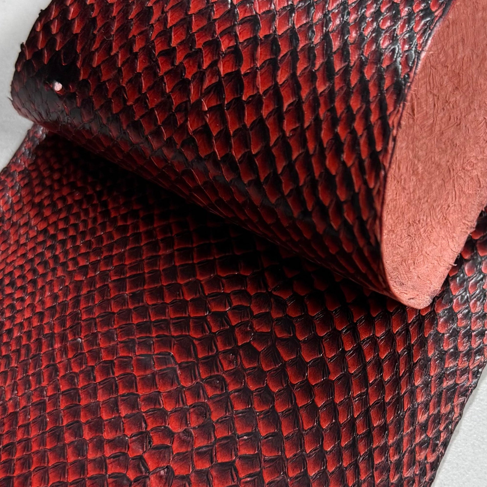 Ictyos French Veg Tan Salmon Skin Leather, 1.5 oz | 19 Colors