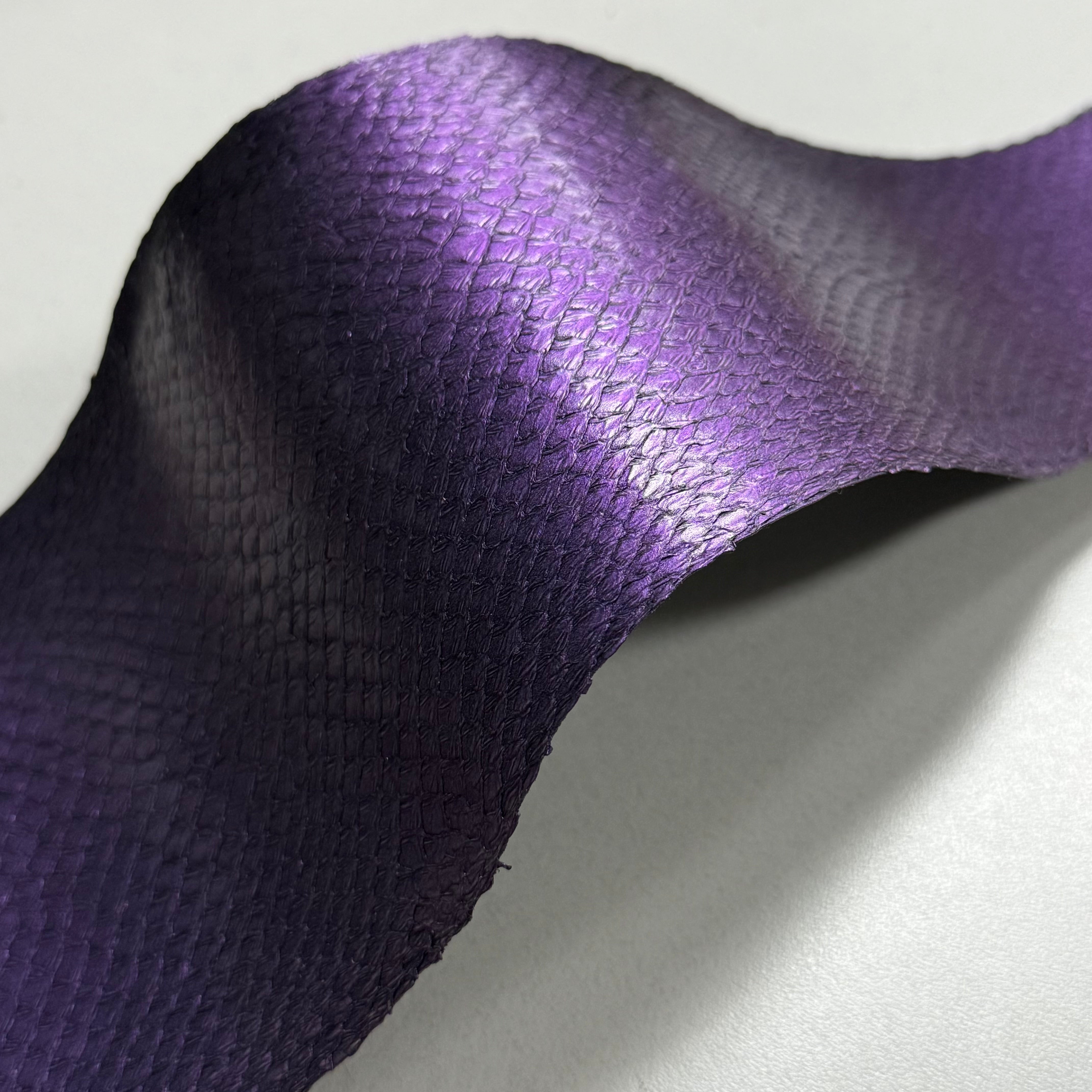 Ictyos French Veg Tan Salmon Skin Leather-Leather Skins