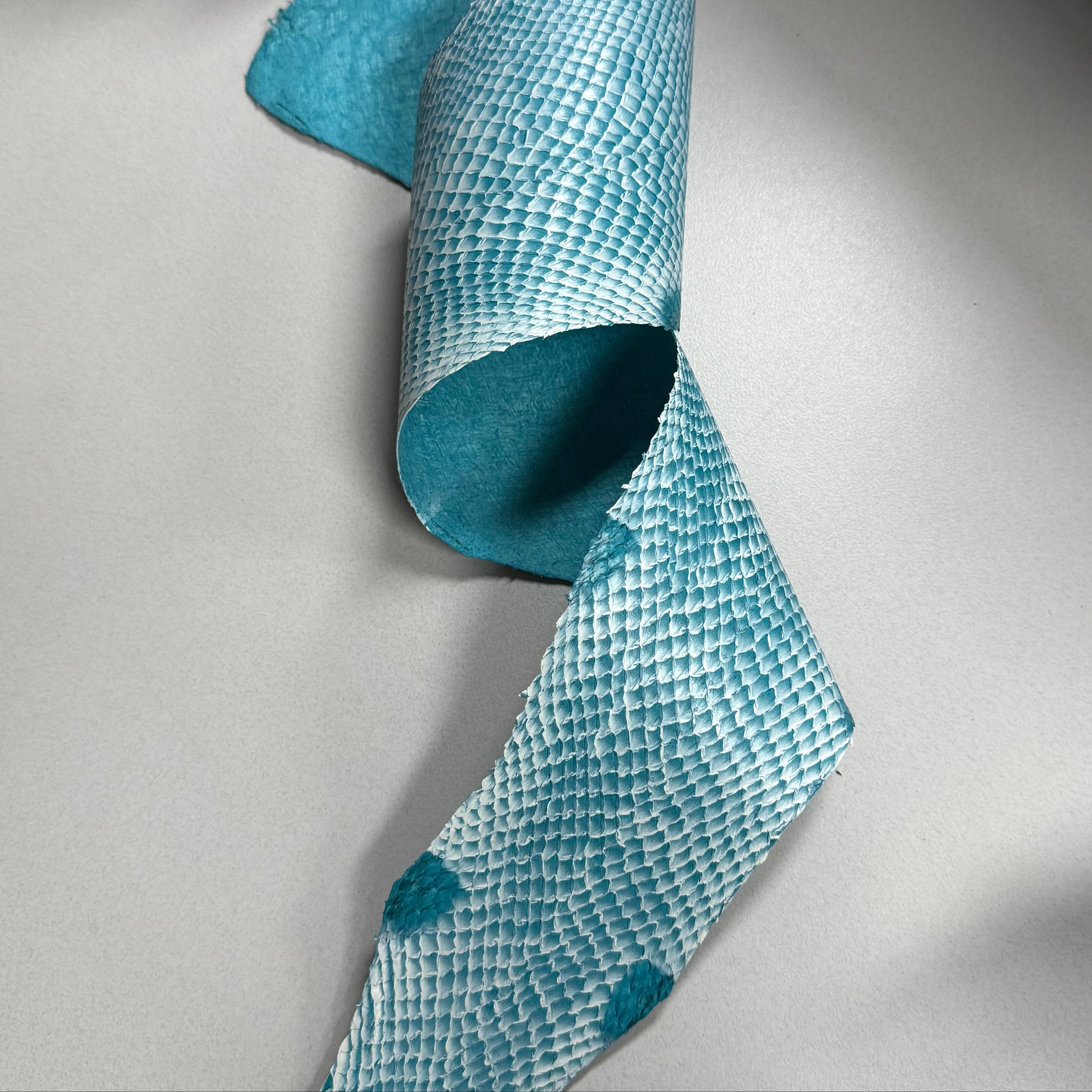 Ictyos French Veg Tan Salmon Skin Leather-Leather Skins