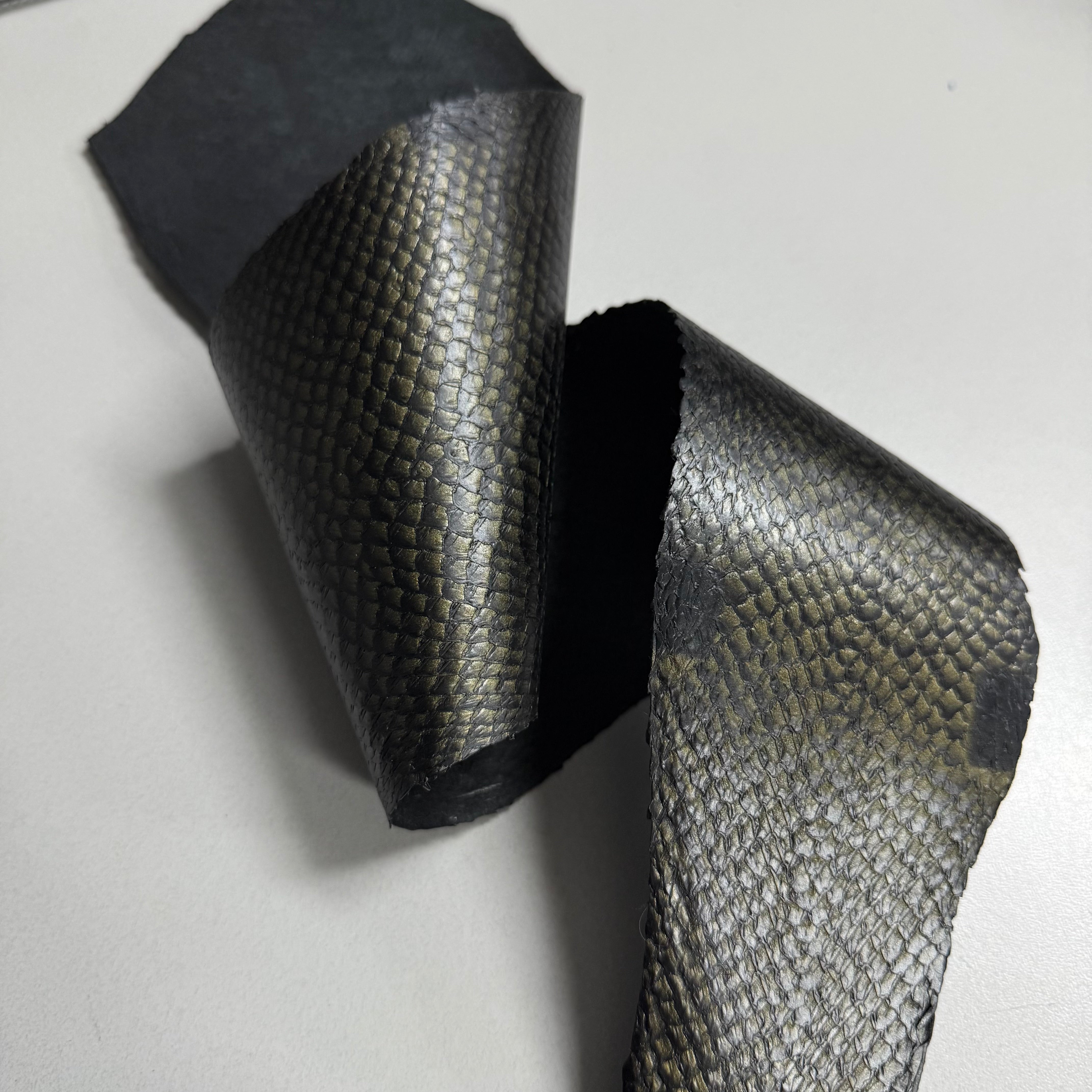 Ictyos French Veg Tan Salmon Skin Leather-Leather Skins