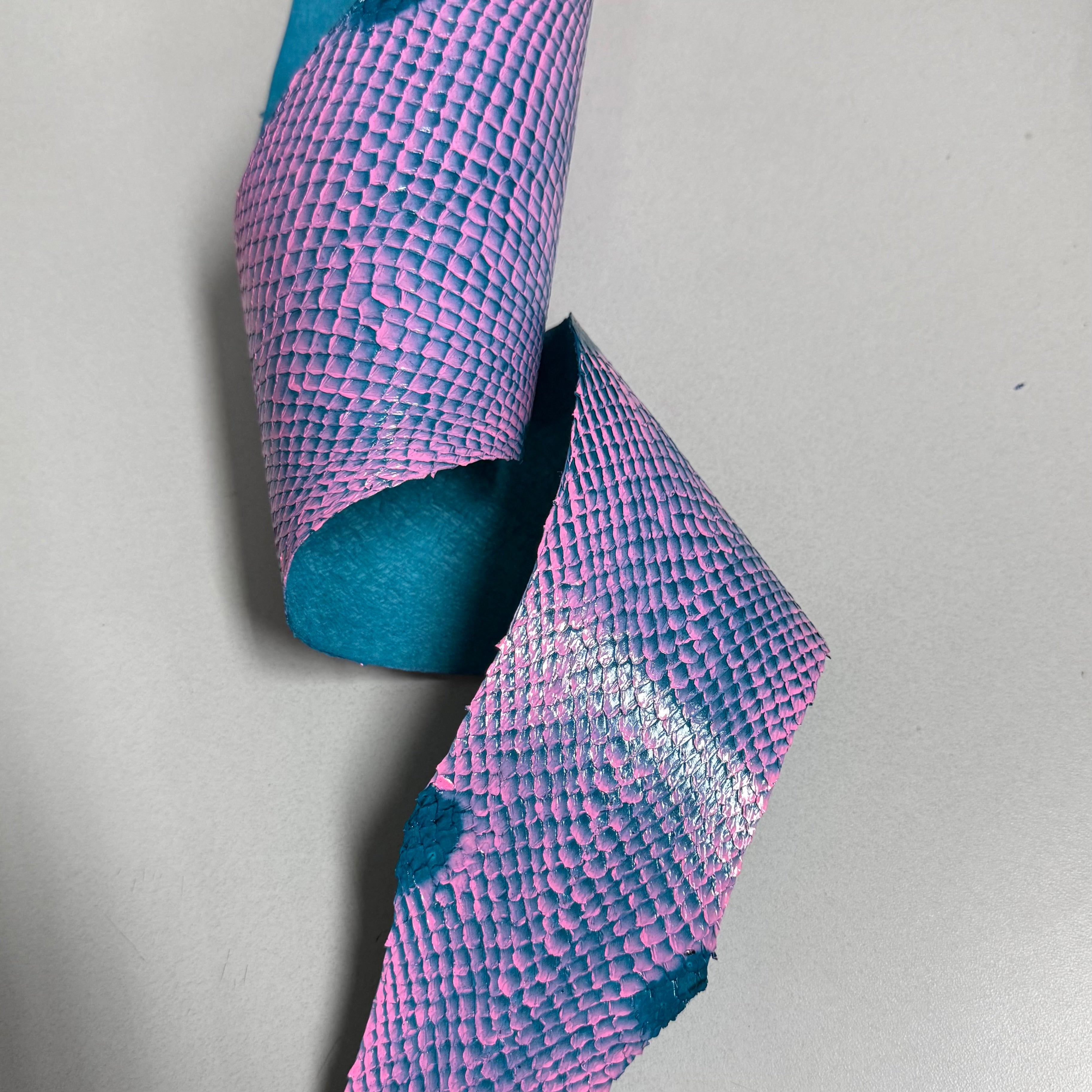 Ictyos French Veg Tan Salmon Skin Leather-Leather Skins