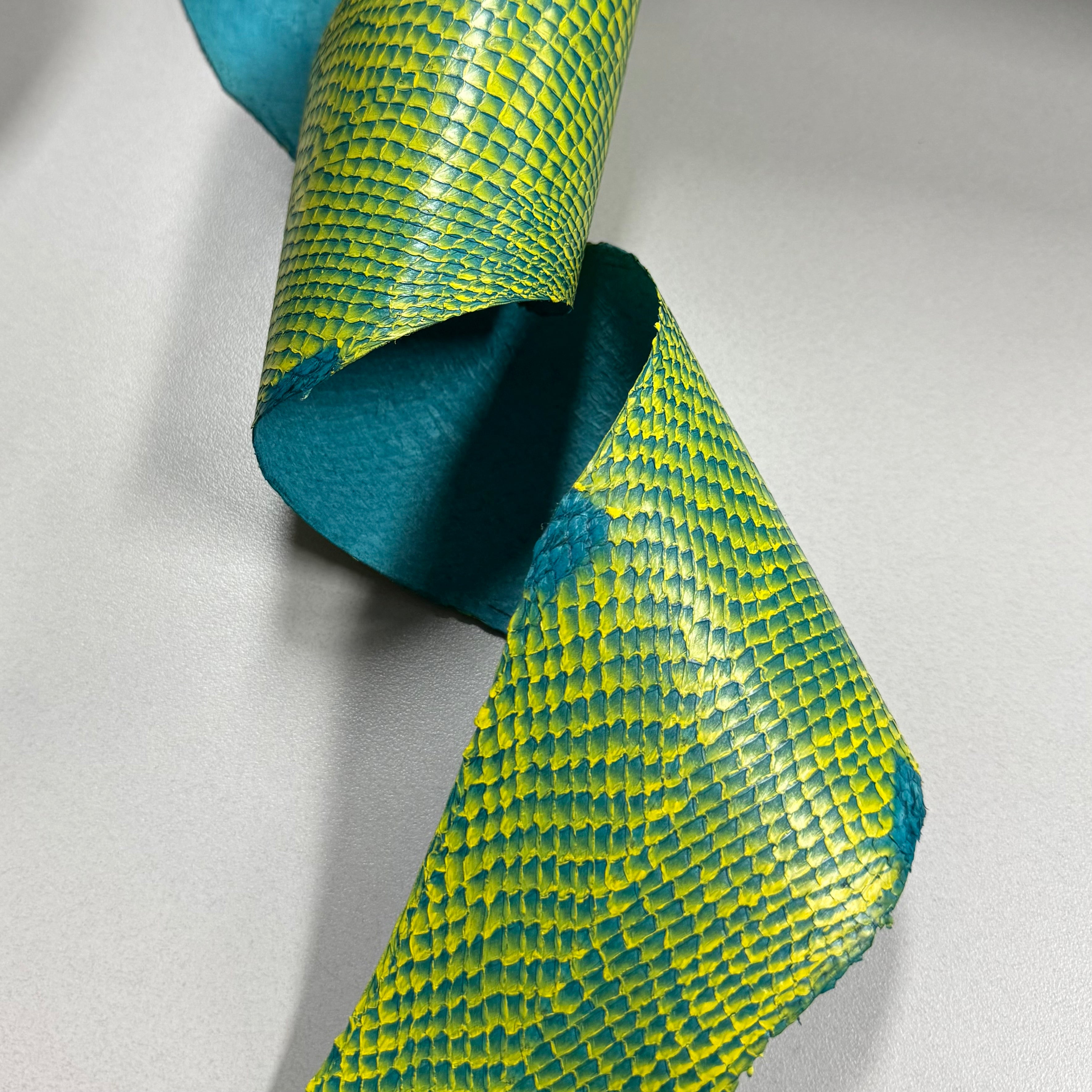 Ictyos French Veg Tan Salmon Skin Leather-Leather Skins