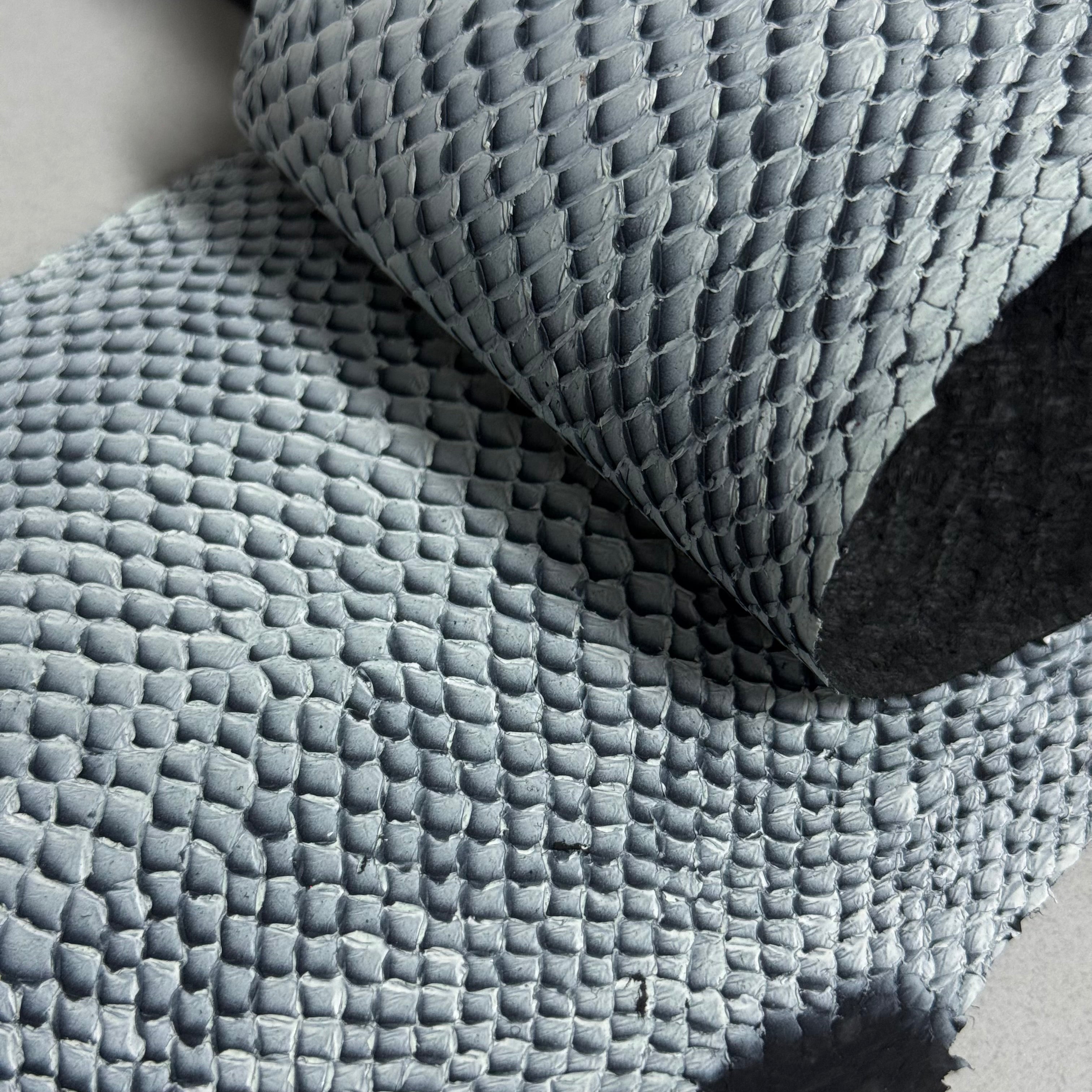 Ictyos French Veg Tan Salmon Skin Leather-Cool Grey-Leather Skins