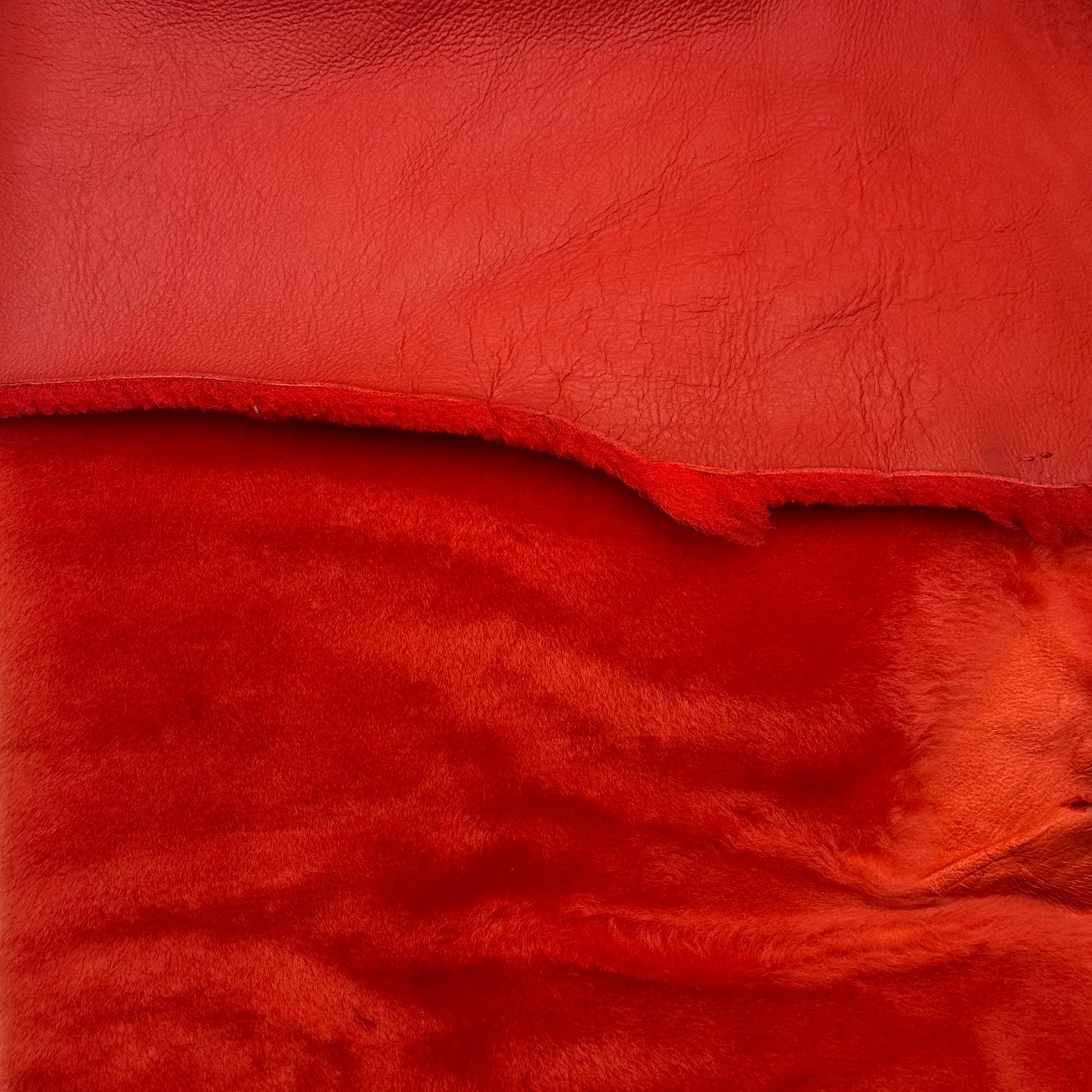 Ironed Merino Shearling 10MM - Nappa Matched Back