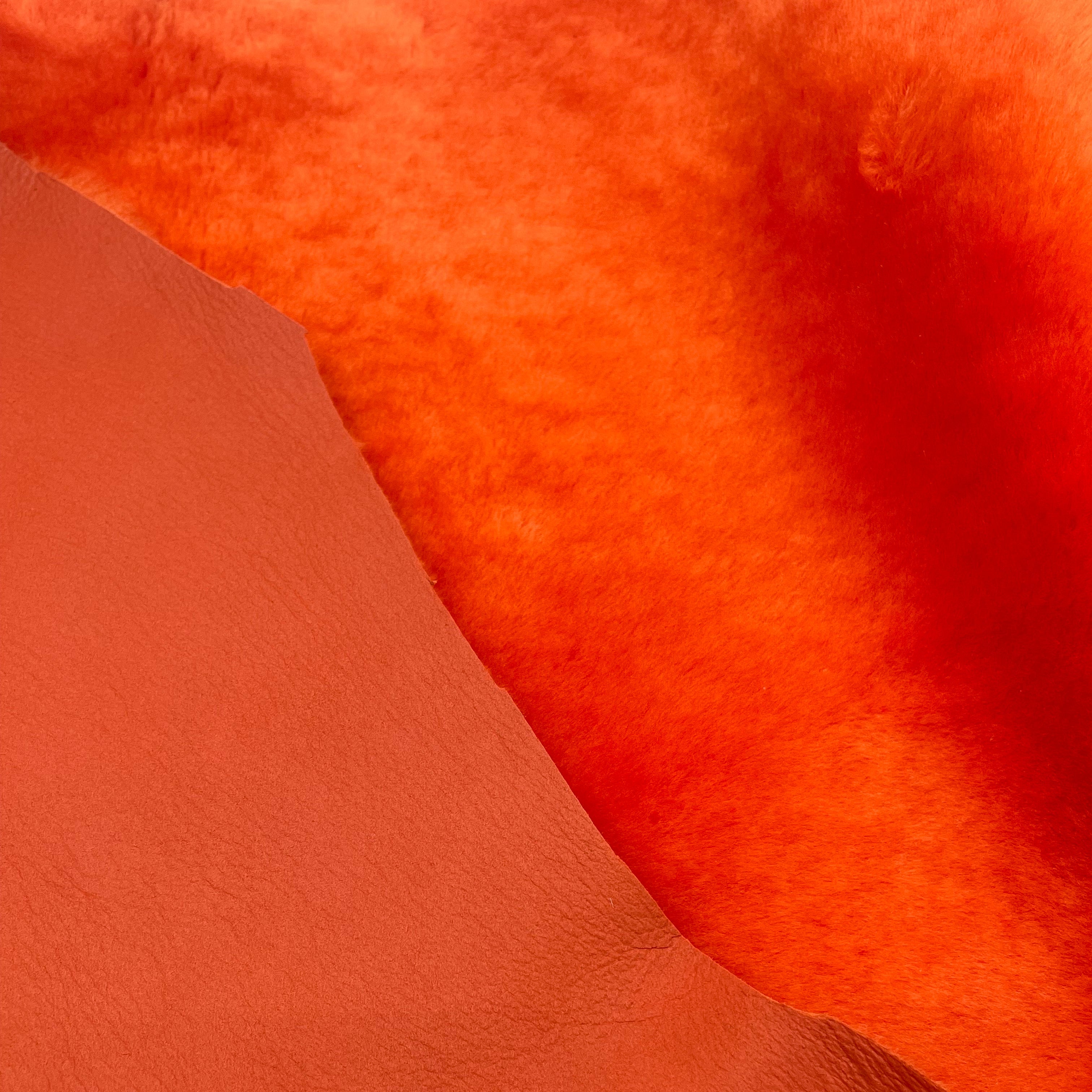 Ironed Merino Shearling 10MM - Nappa Matched Back