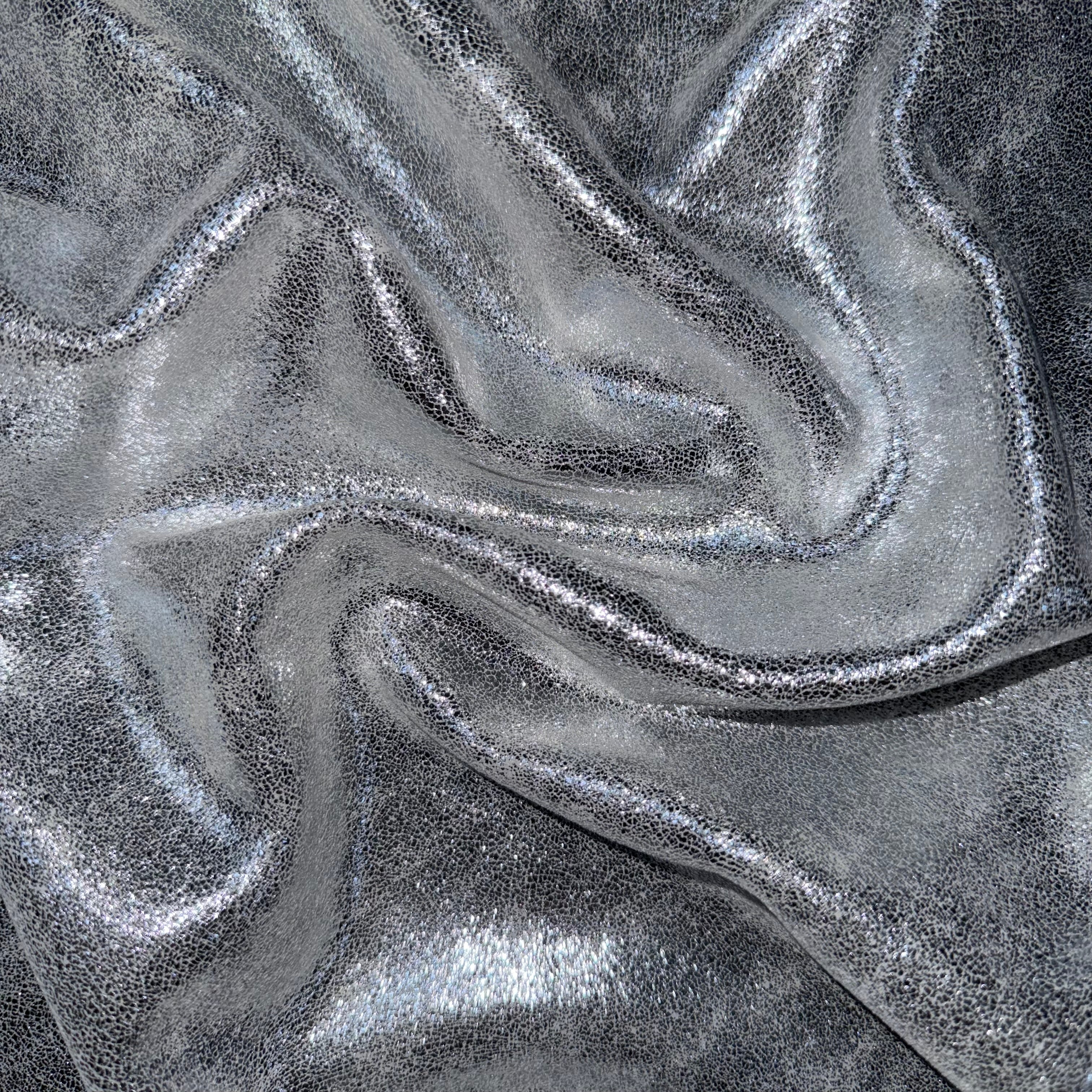 Italian Crackle Metallic Calf Suede, 3 oz | 10+ Colors