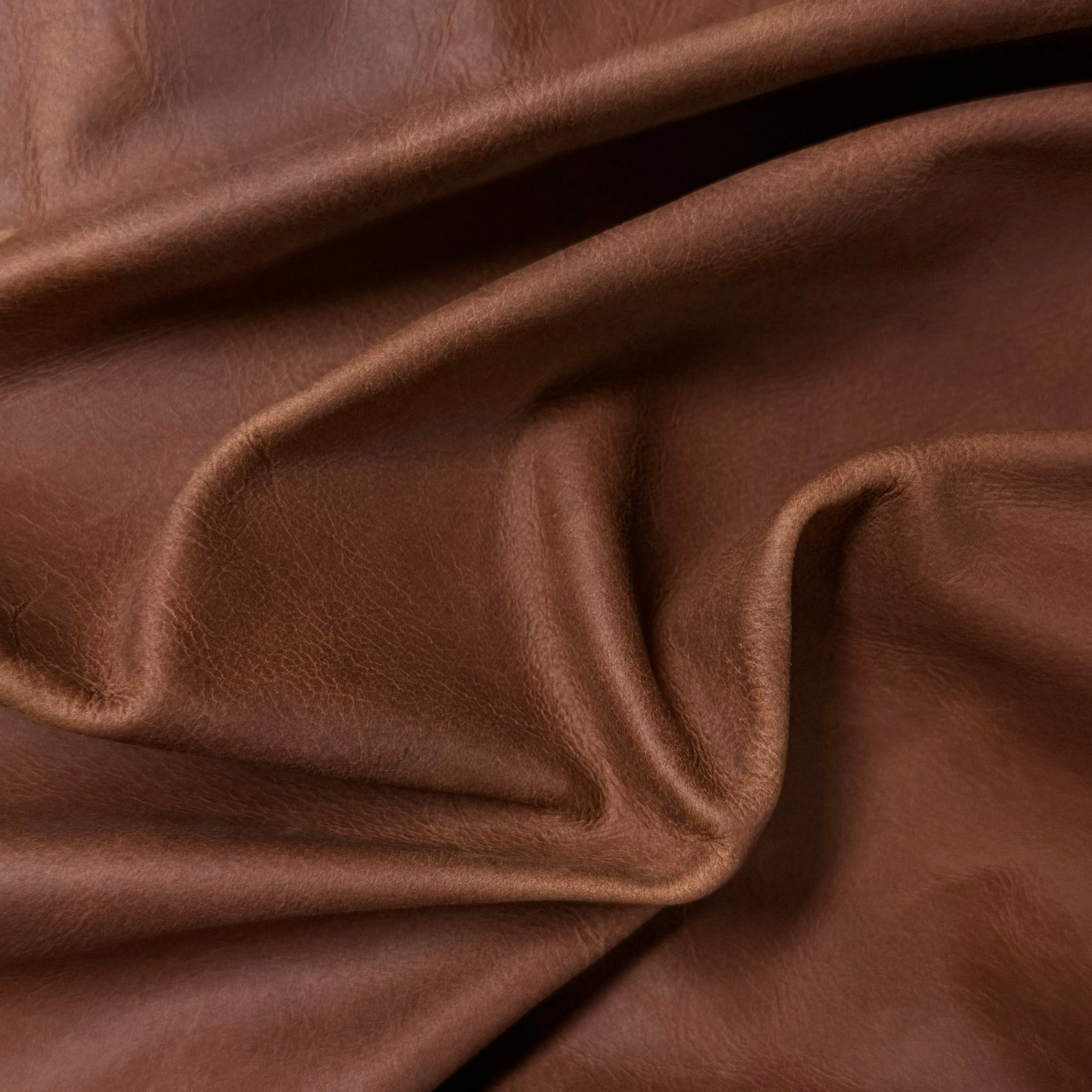 Italian Garment Weight Oiled Buffed Cowhide, 2 oz - 3 Colors