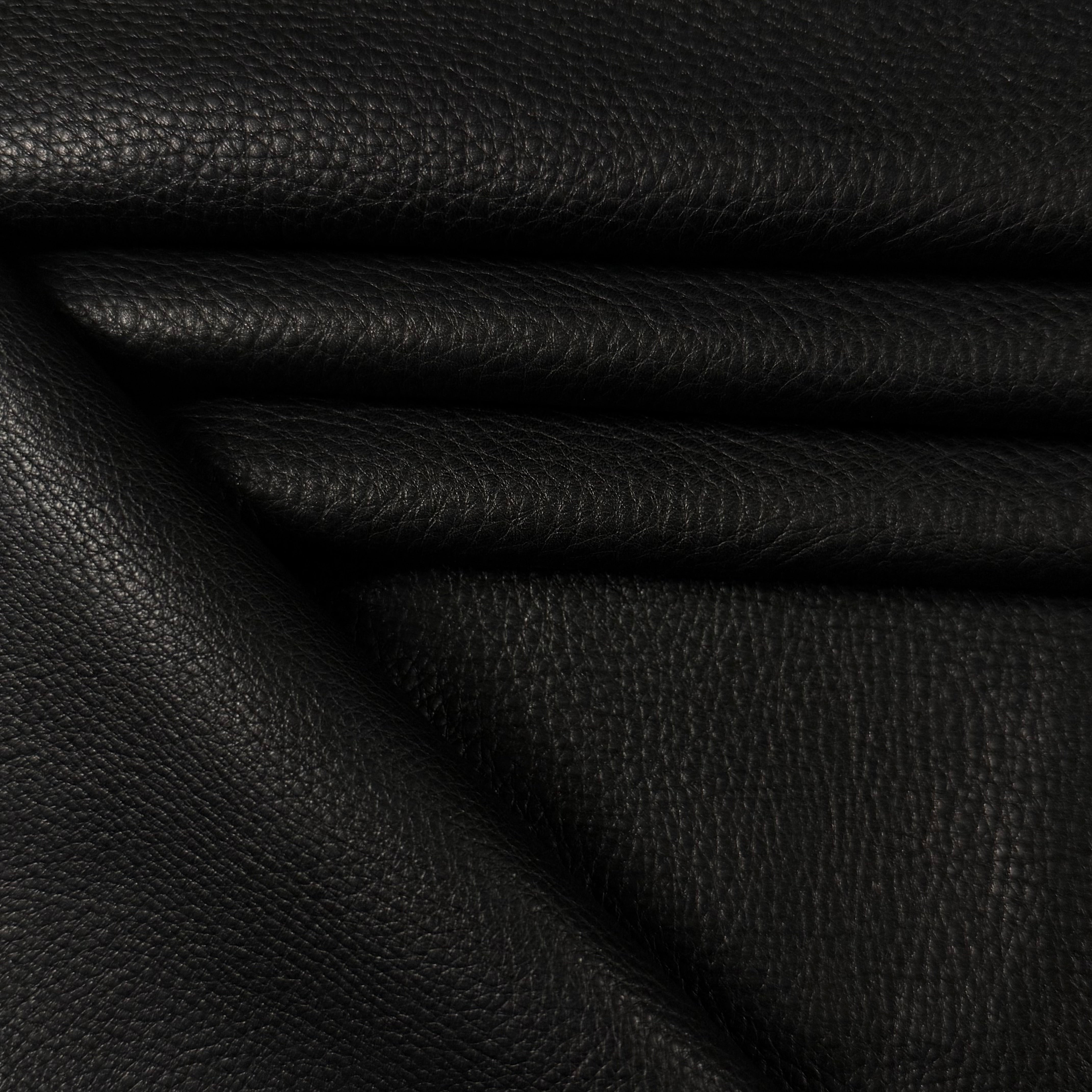 Naked Cow Nappa Leather-Black-Leather Skins