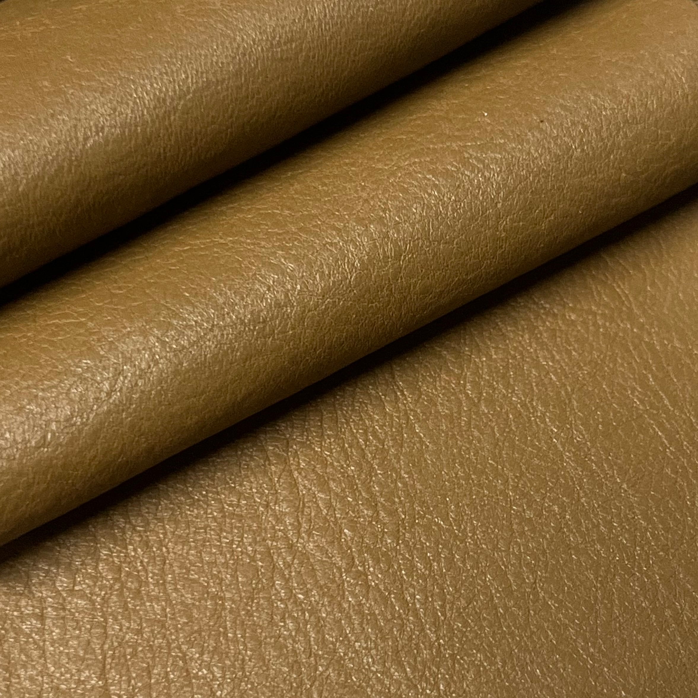 Naked Cow Nappa Leather-Chestnut-Leather Skins