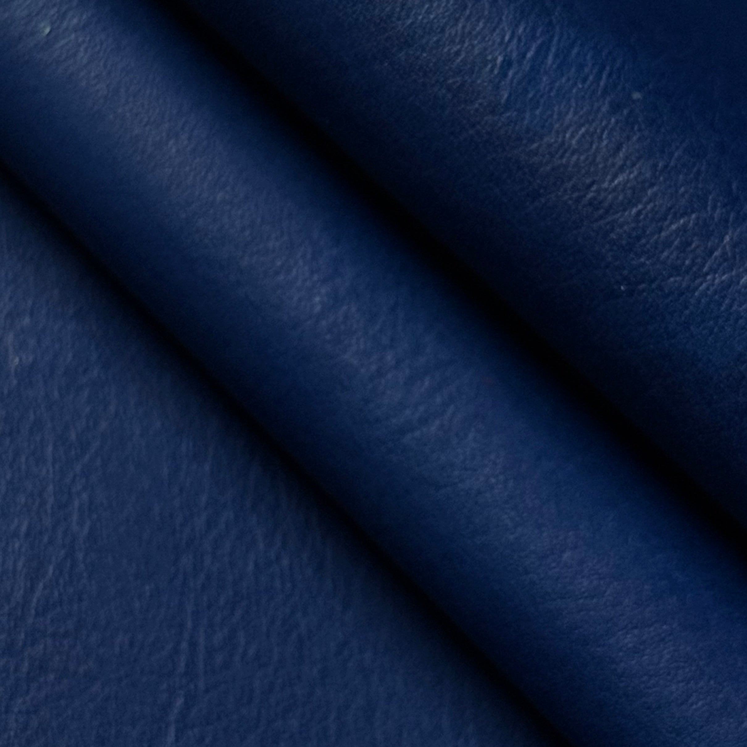 Naked Cow Nappa Leather-Cobalt Blue-Leather Skins
