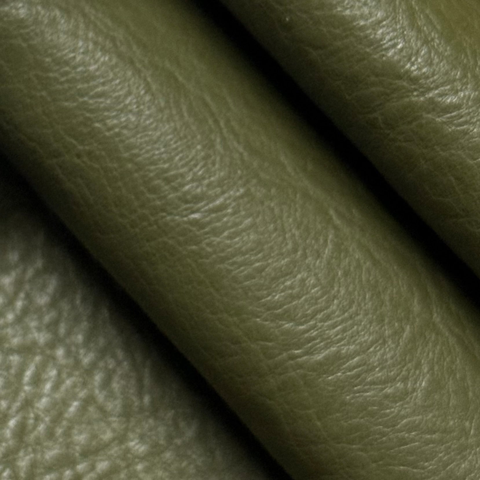 Naked Cow Nappa Leather-Olive-Leather Skins