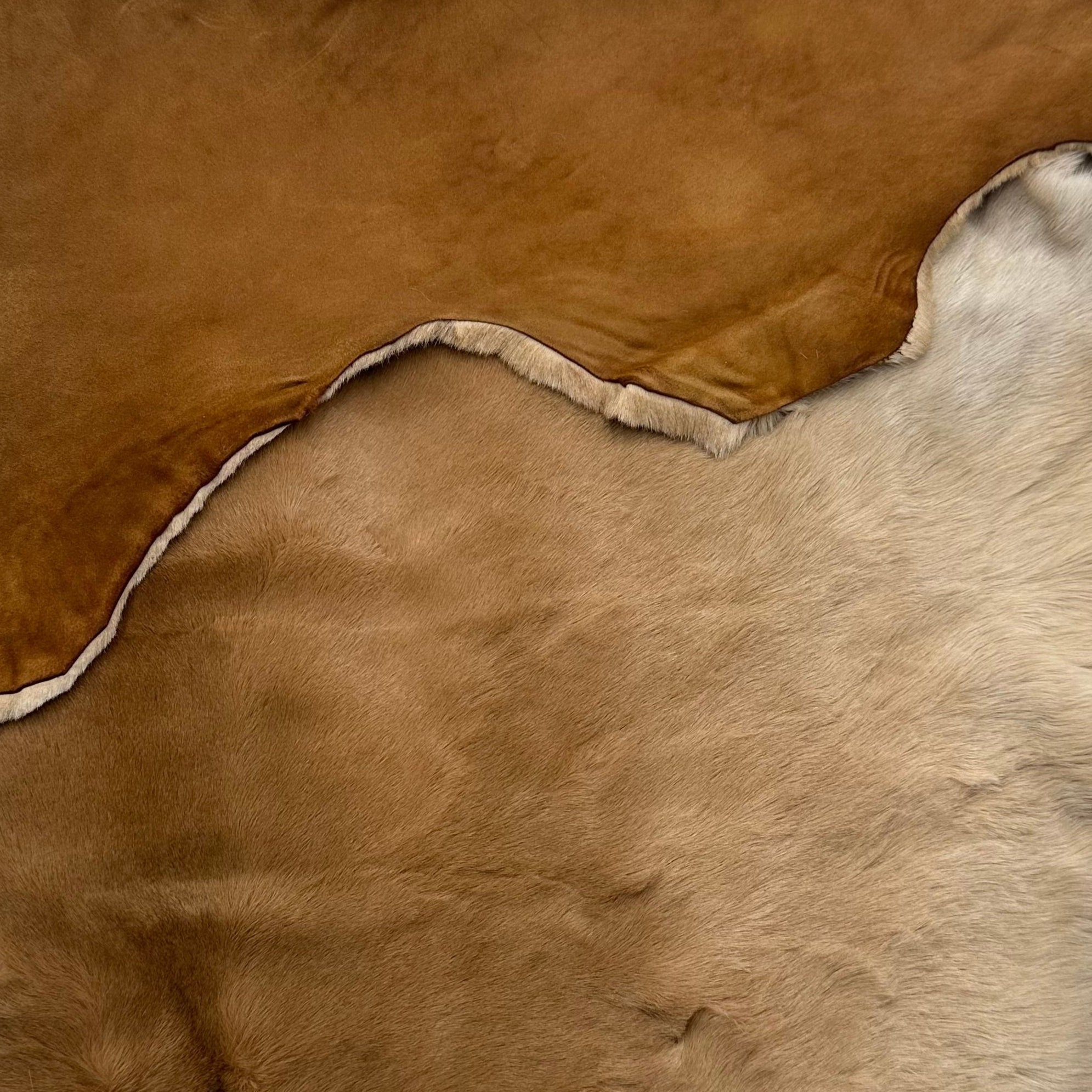 Natural Wallaby Hair-on Hides, 2-3 oz