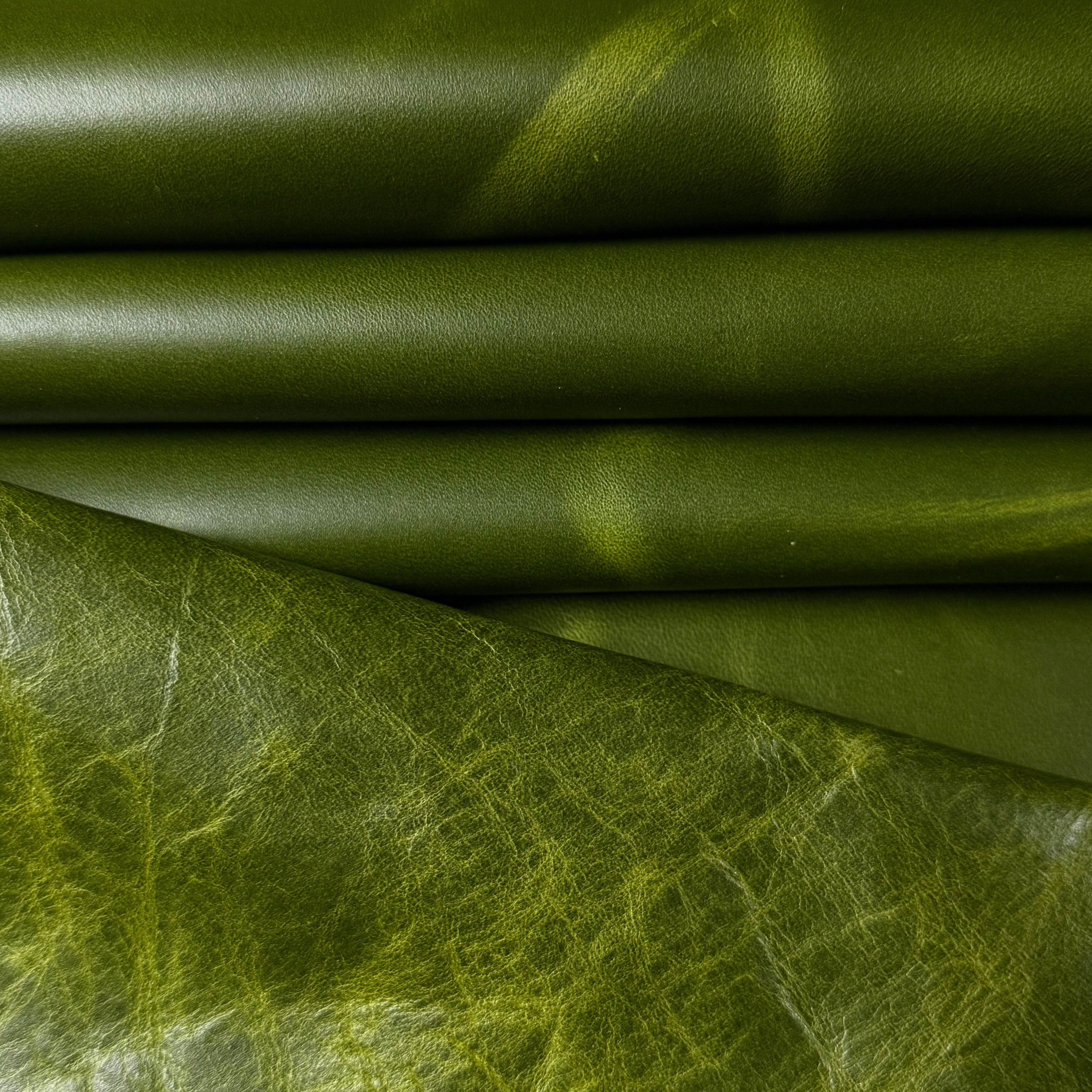 Oil Tanned Pull-Up Cowhide, 3 oz | 15+ Colors