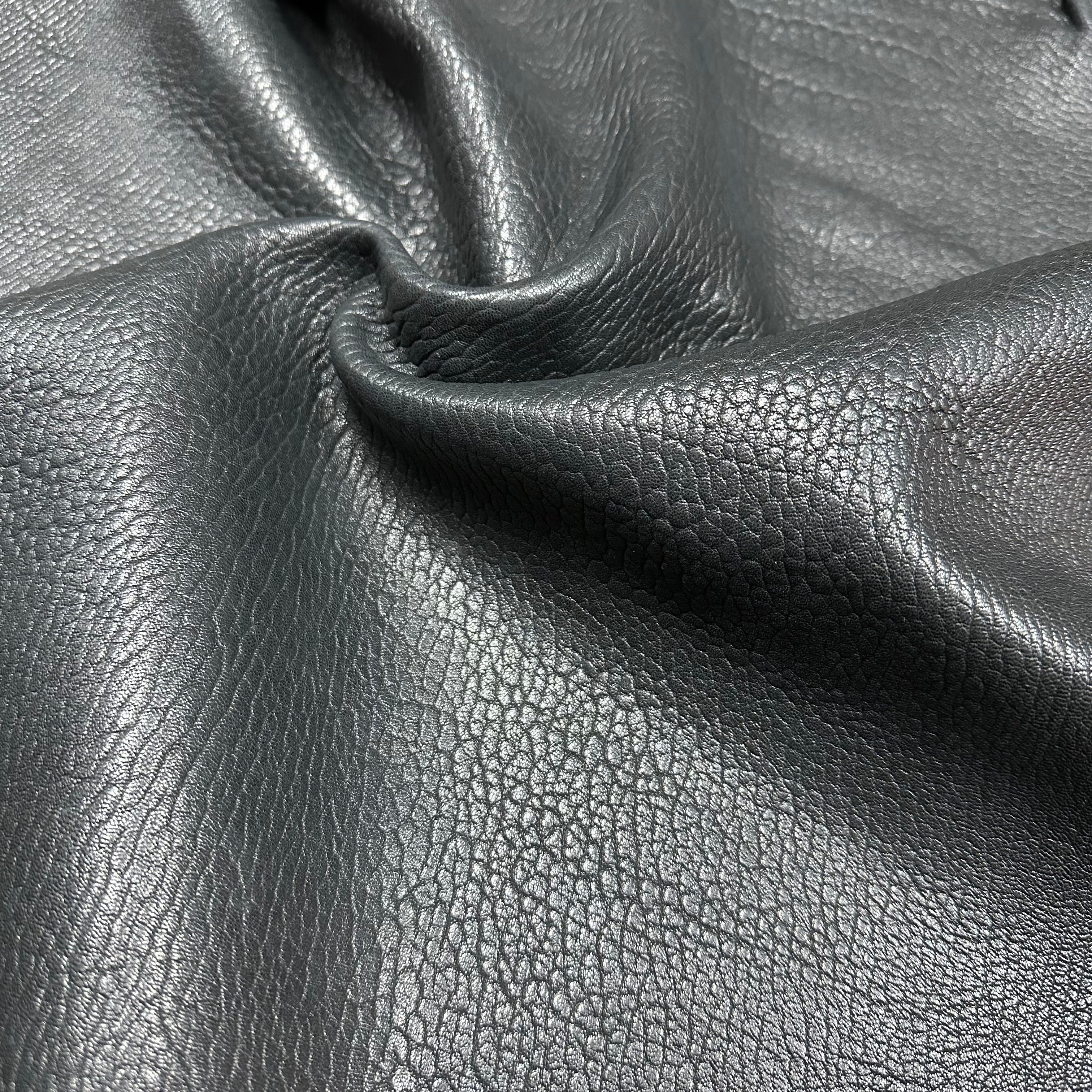 Shrunken Lamb, 3-4 oz - Black – Leather Skins