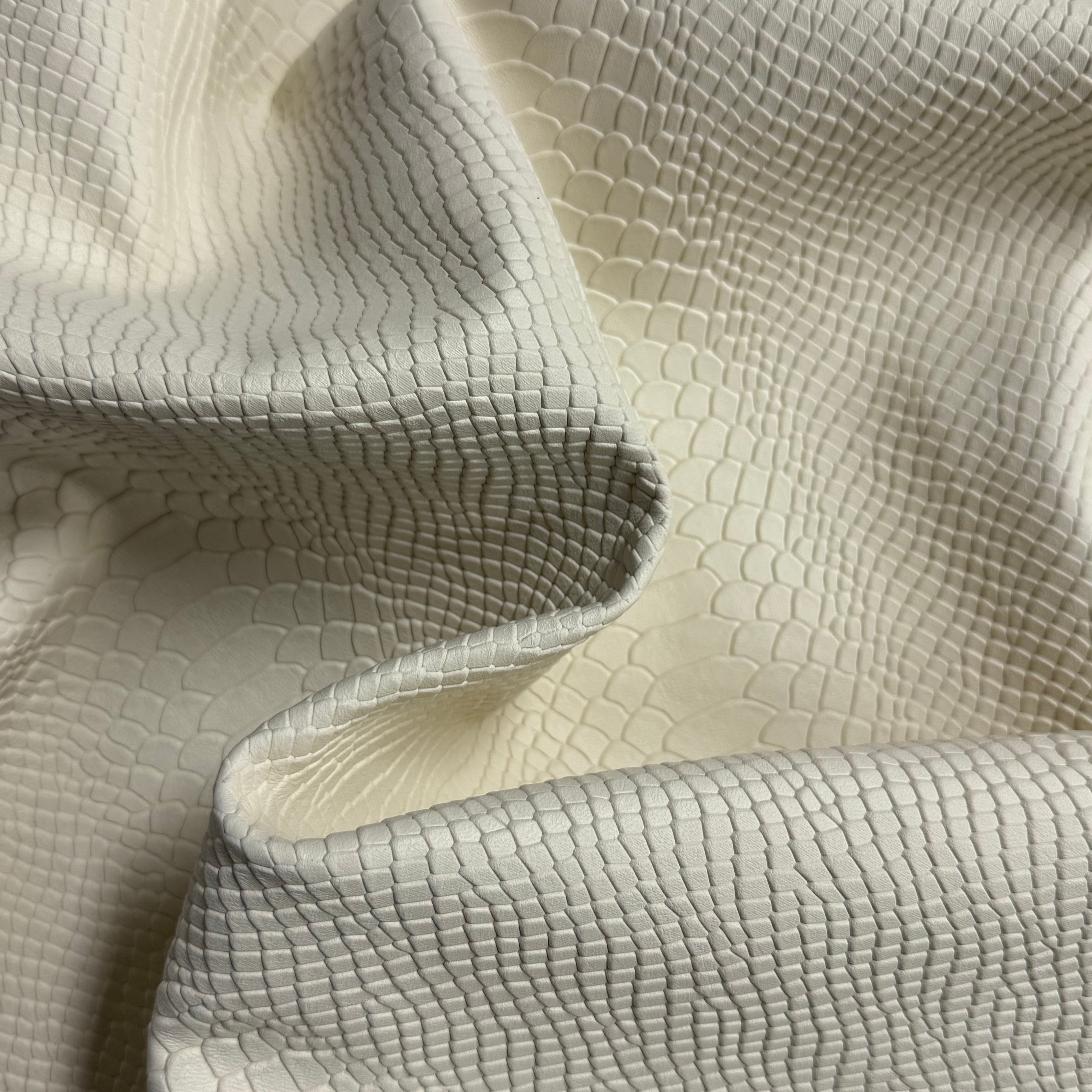 Snake Embossed Veg Tan Lambskin, 2.5 oz | 2 Colors