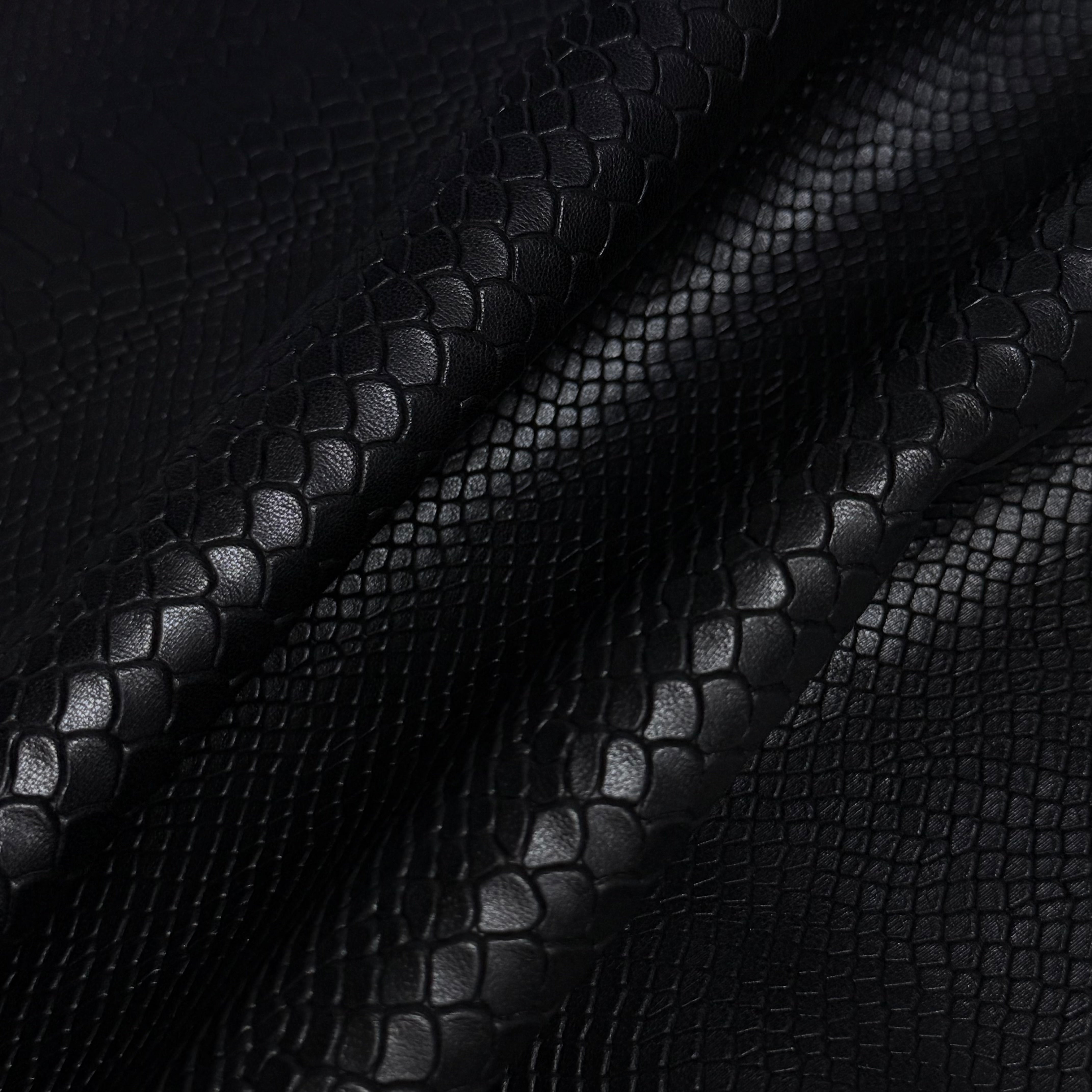 Snake Embossed Veg Tan Lambskin, 2.5 oz | 2 Colors