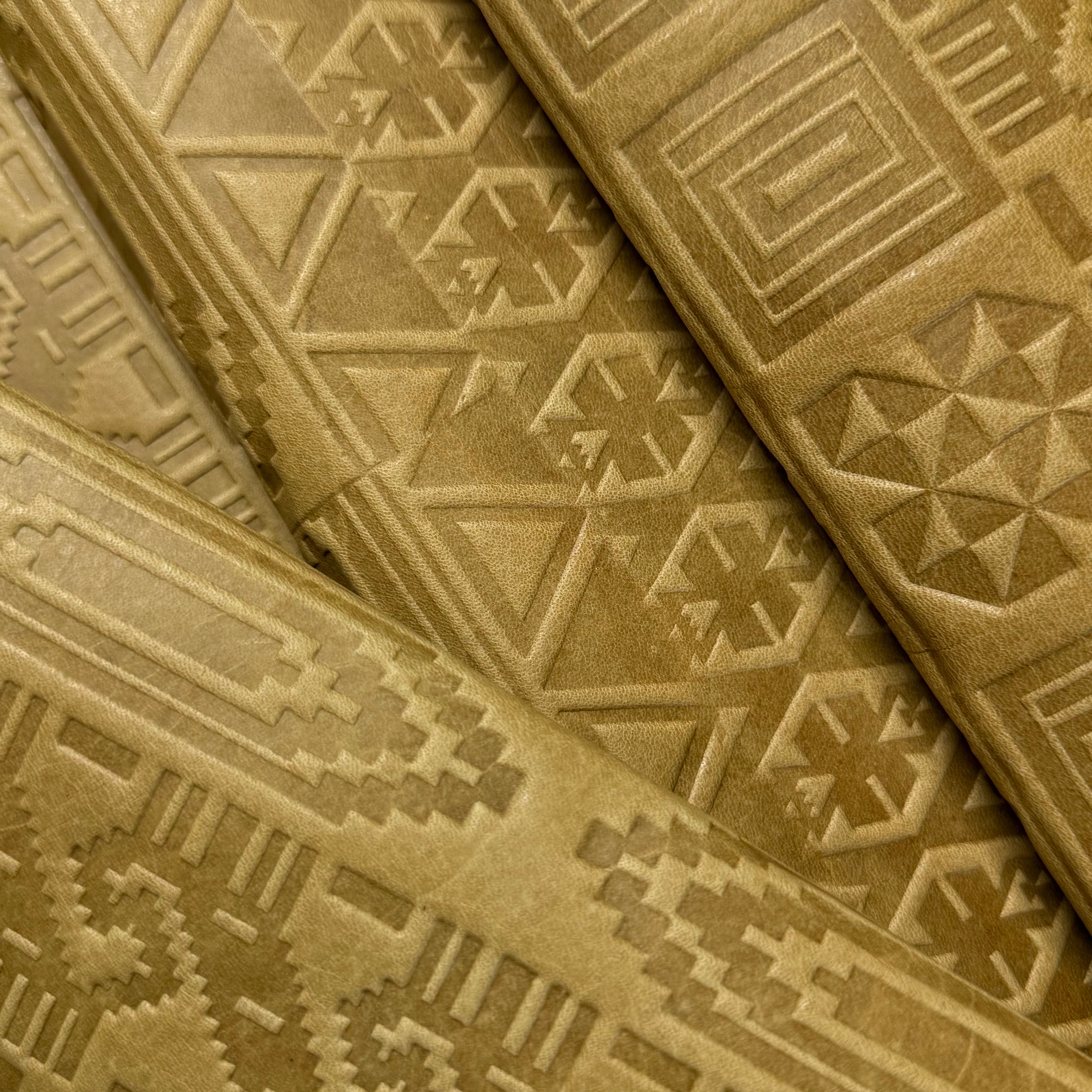 Southwestern Tribal Pattern Embossed Cow, 2-3 oz - 3 Colors