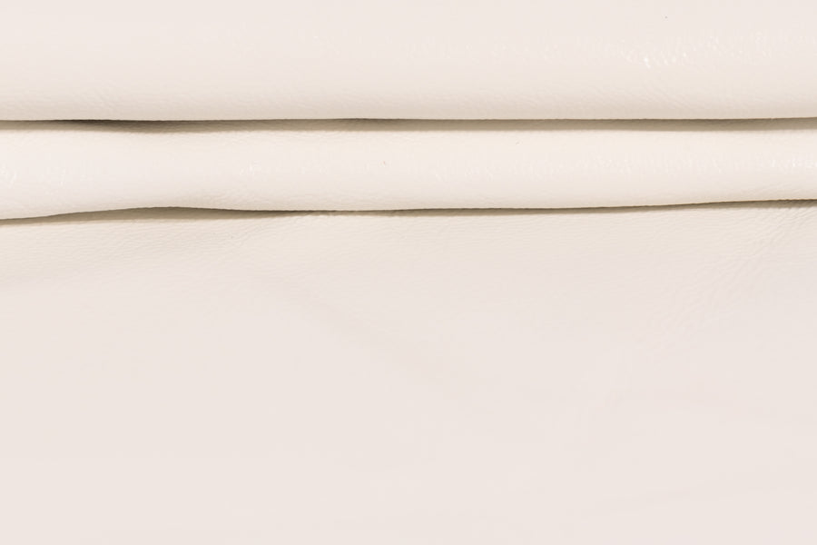 medium lady 24 white lambskin