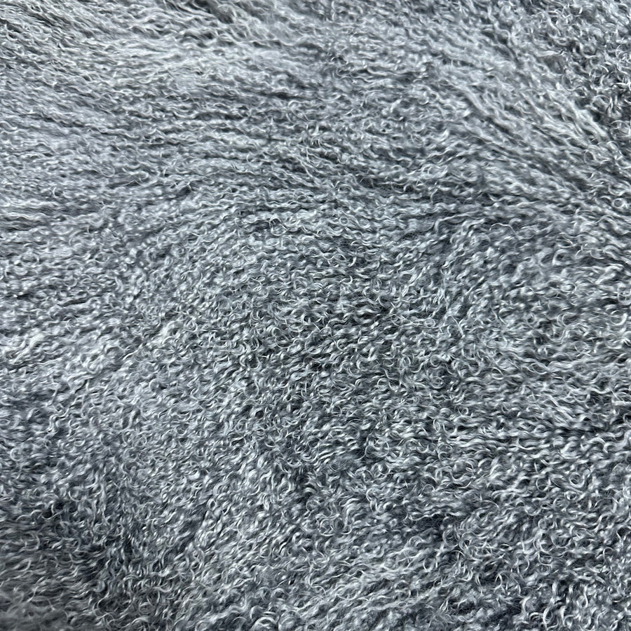 MONGOLIAN LAMB CHARCOAL GREY