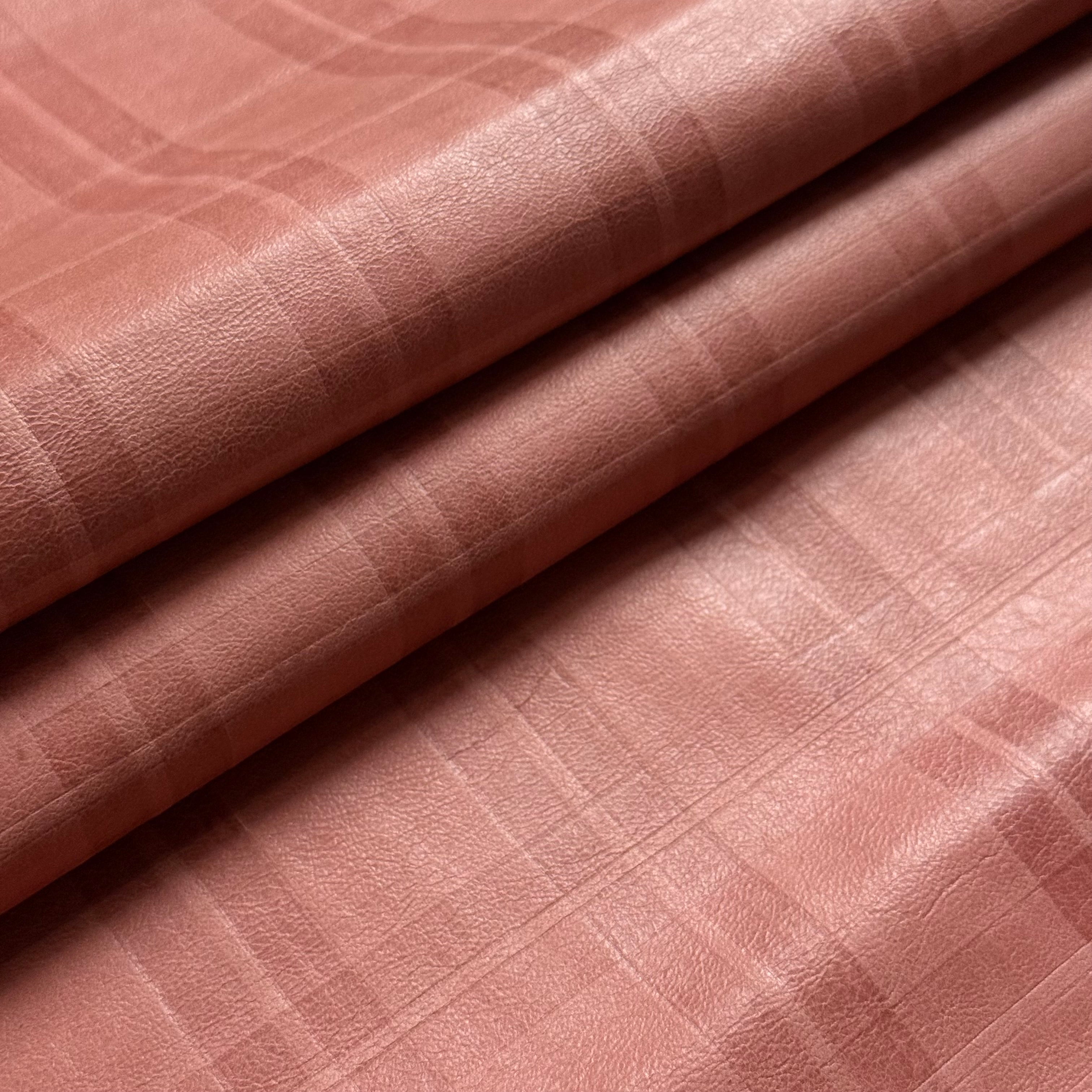 Plaid Embossed Lamb Leather, 1.5 oz | 4 Colors - Designer