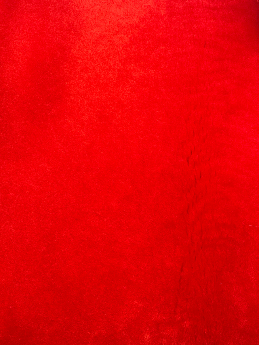 RED MERINO SHEARLING NAPPA BACK